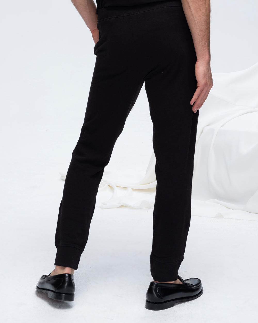 French Terry Sweatpants - Black