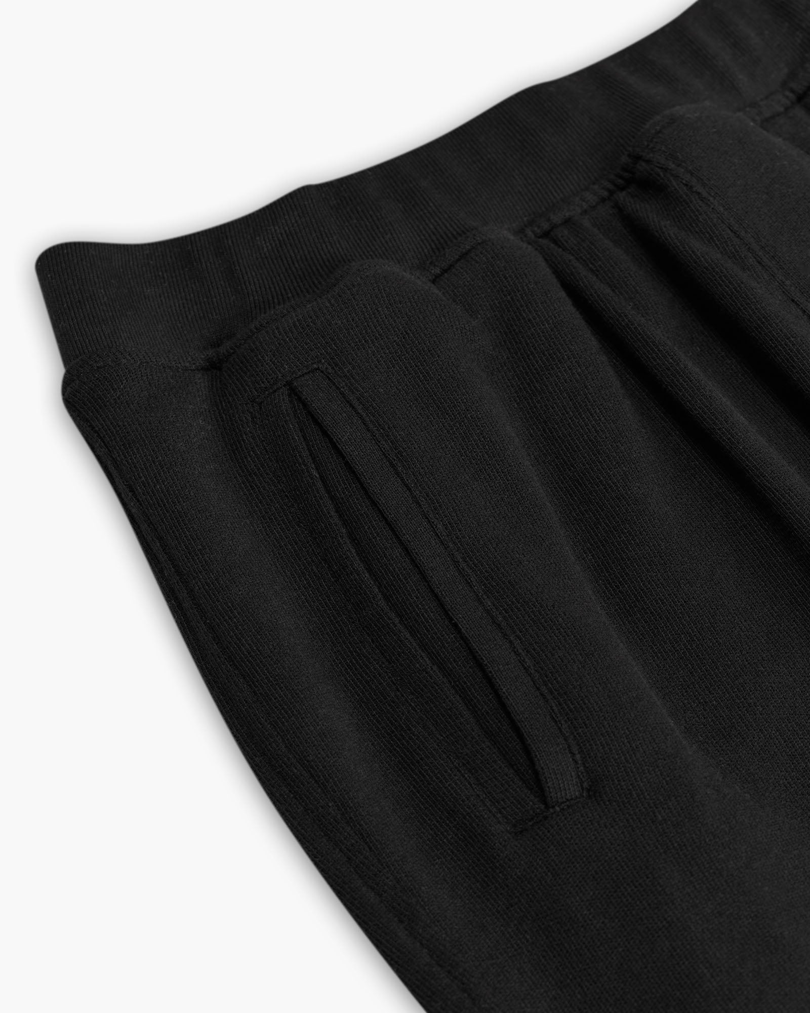 French Terry Sweatpants - Black