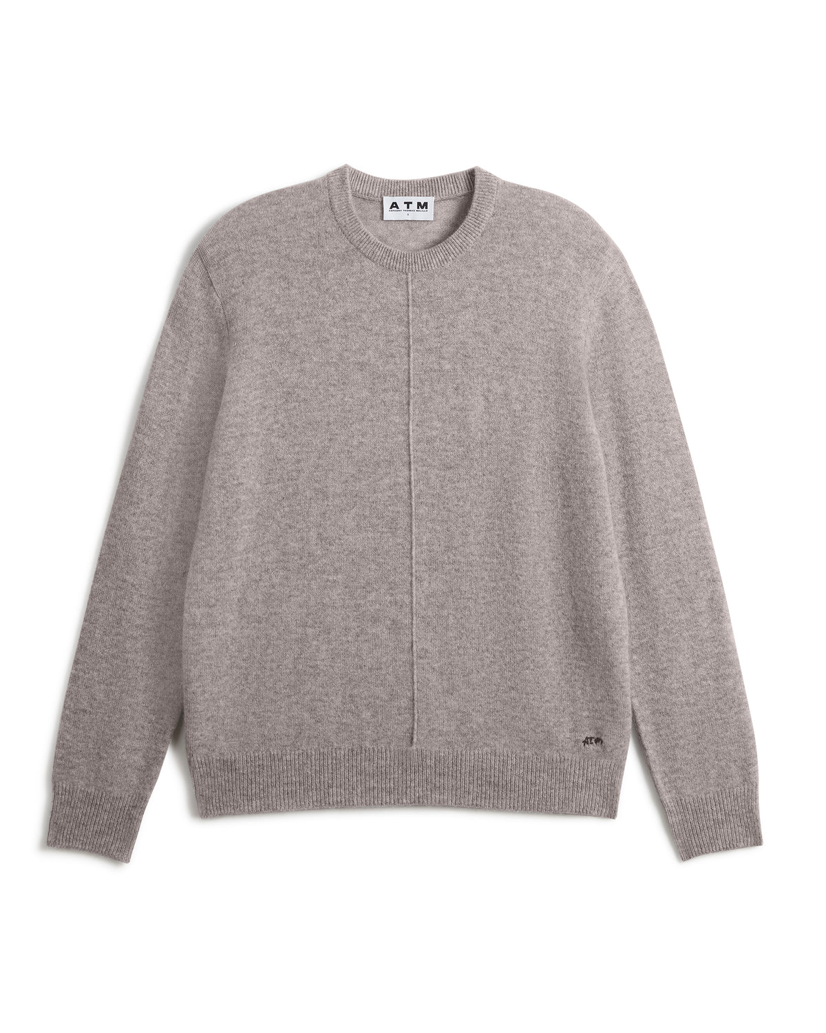 Cashmere Crew Neck Sweater - Grey Mist