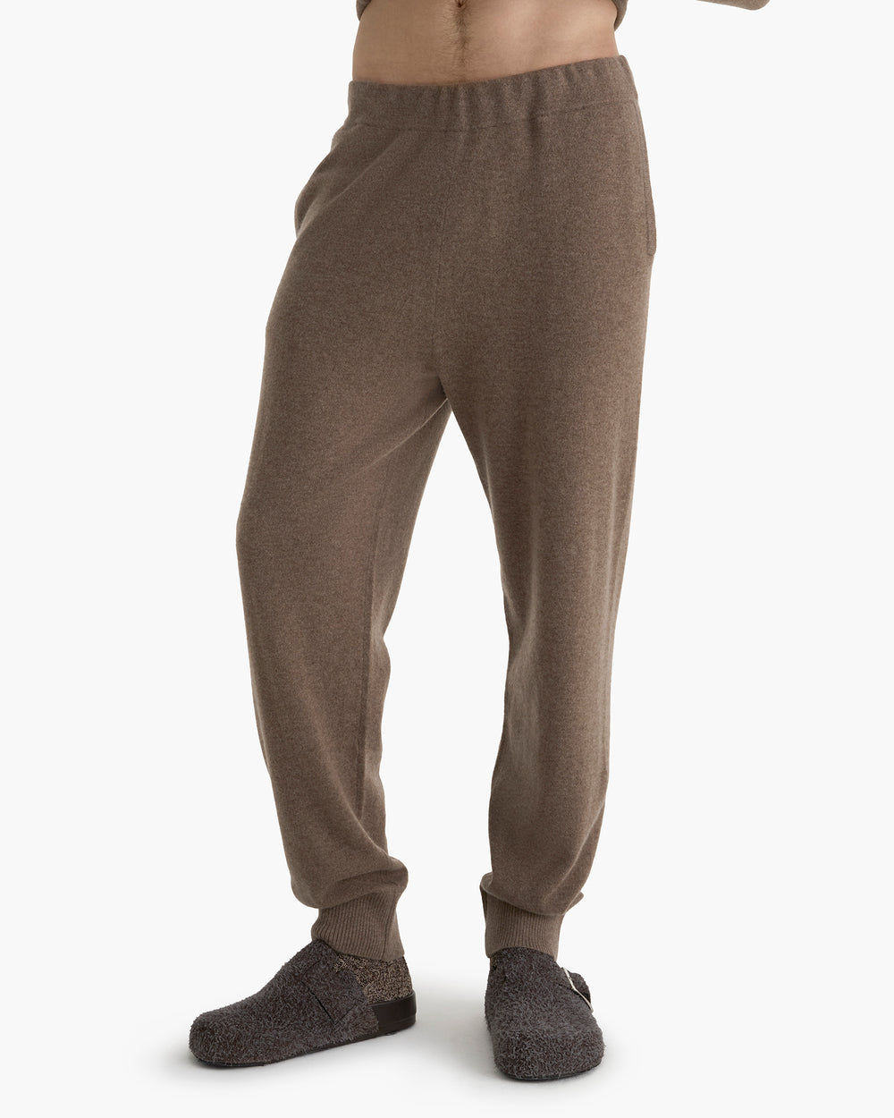 Cashmere Pull On Jogger - Faded Mocha