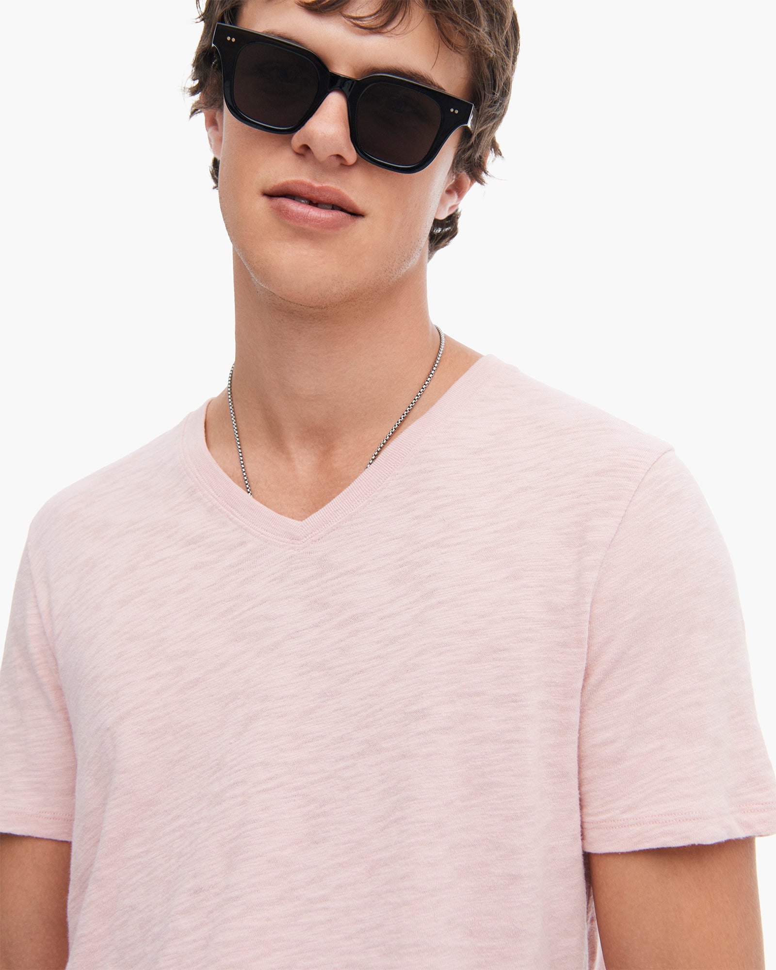 atm anthony thomas melillo SLUB JERSEY V-NECK TEE