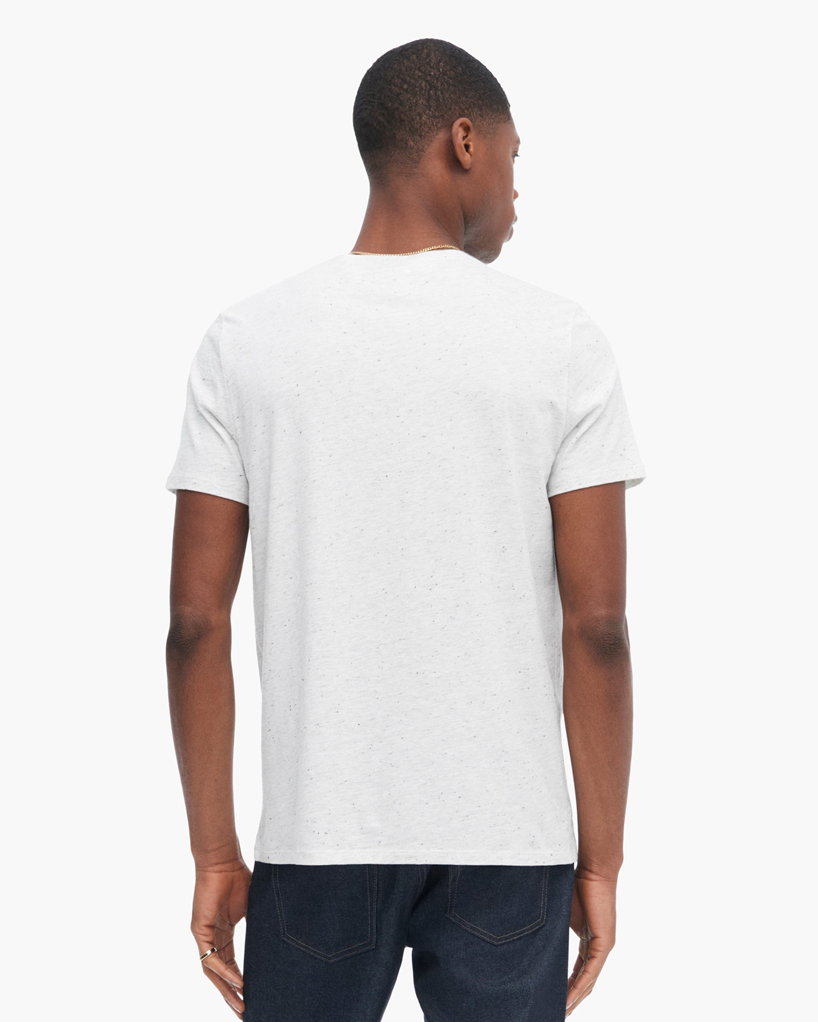 Donegal Jersey Short Sleeve Pocket Tee - H. Silver