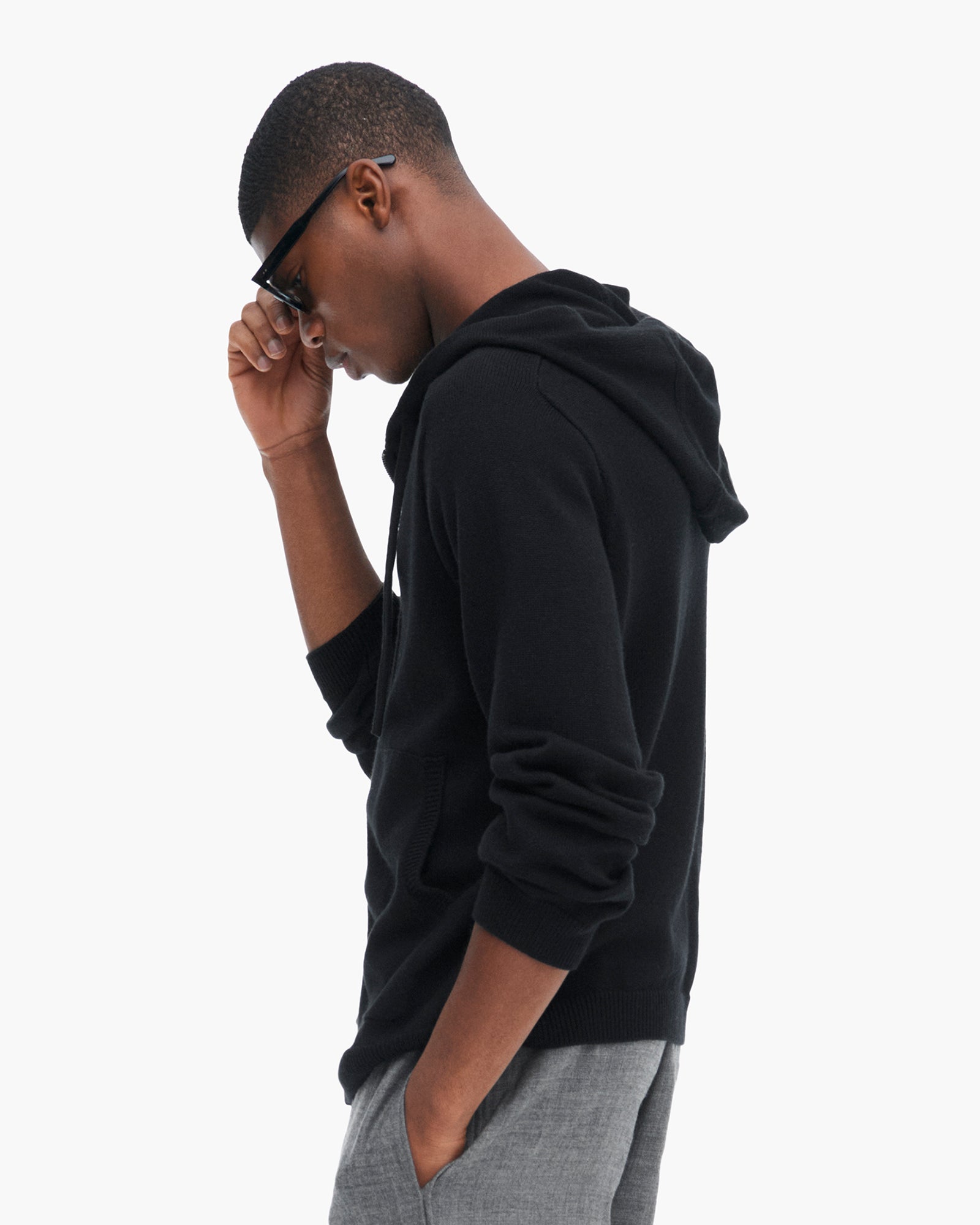 josemoon TWILL BONDING HOODIE JACKET 黒 Pe JERSEY TWILL UNBALANCED HOODIE B – THE SHOP YOHJI YAMAMOTO