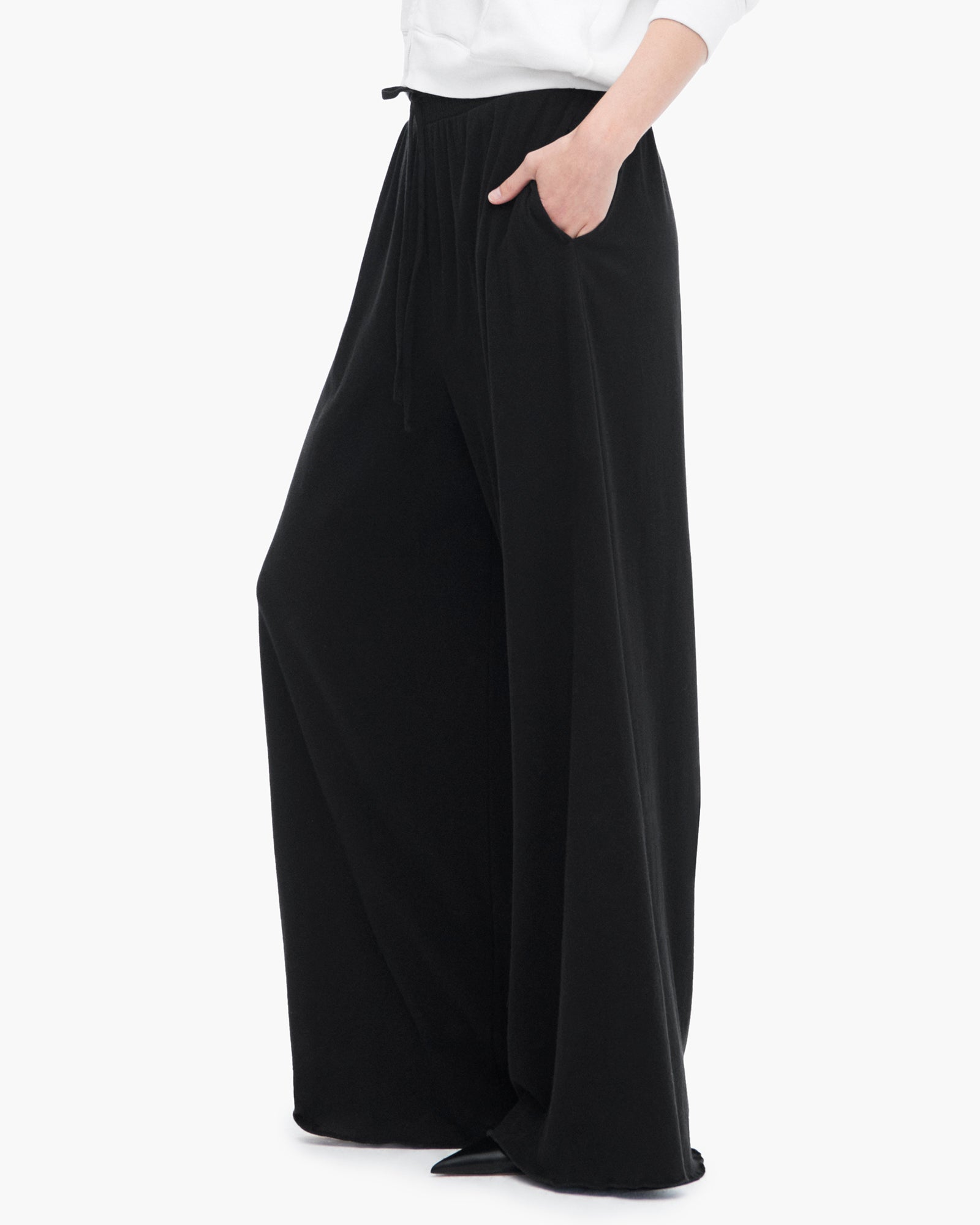 ATM Anthony Thomas Melillo Women's High Torsion Wide Leg Pull On