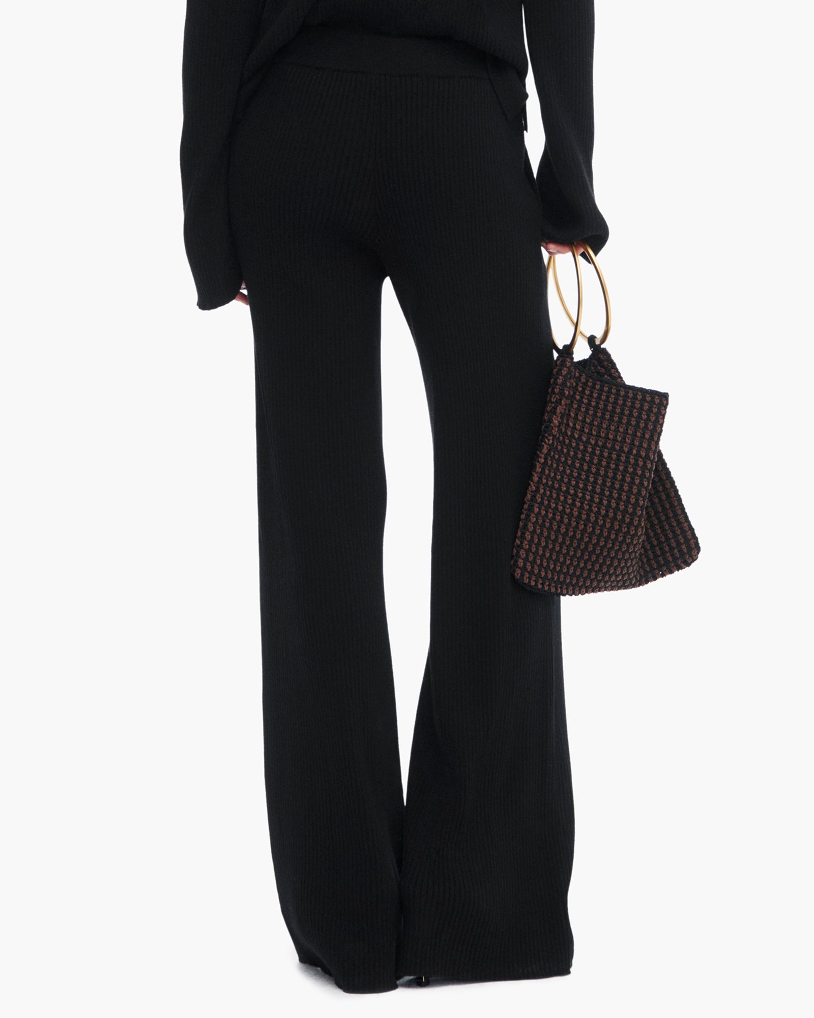 ATM Anthony Thomas Melillo Women's Cotton Cashmere Ribbed Wide Leg