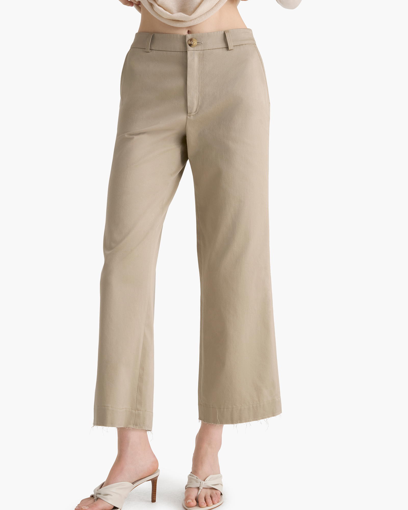 Women's Boyfriend Chino Pants - Khaki
