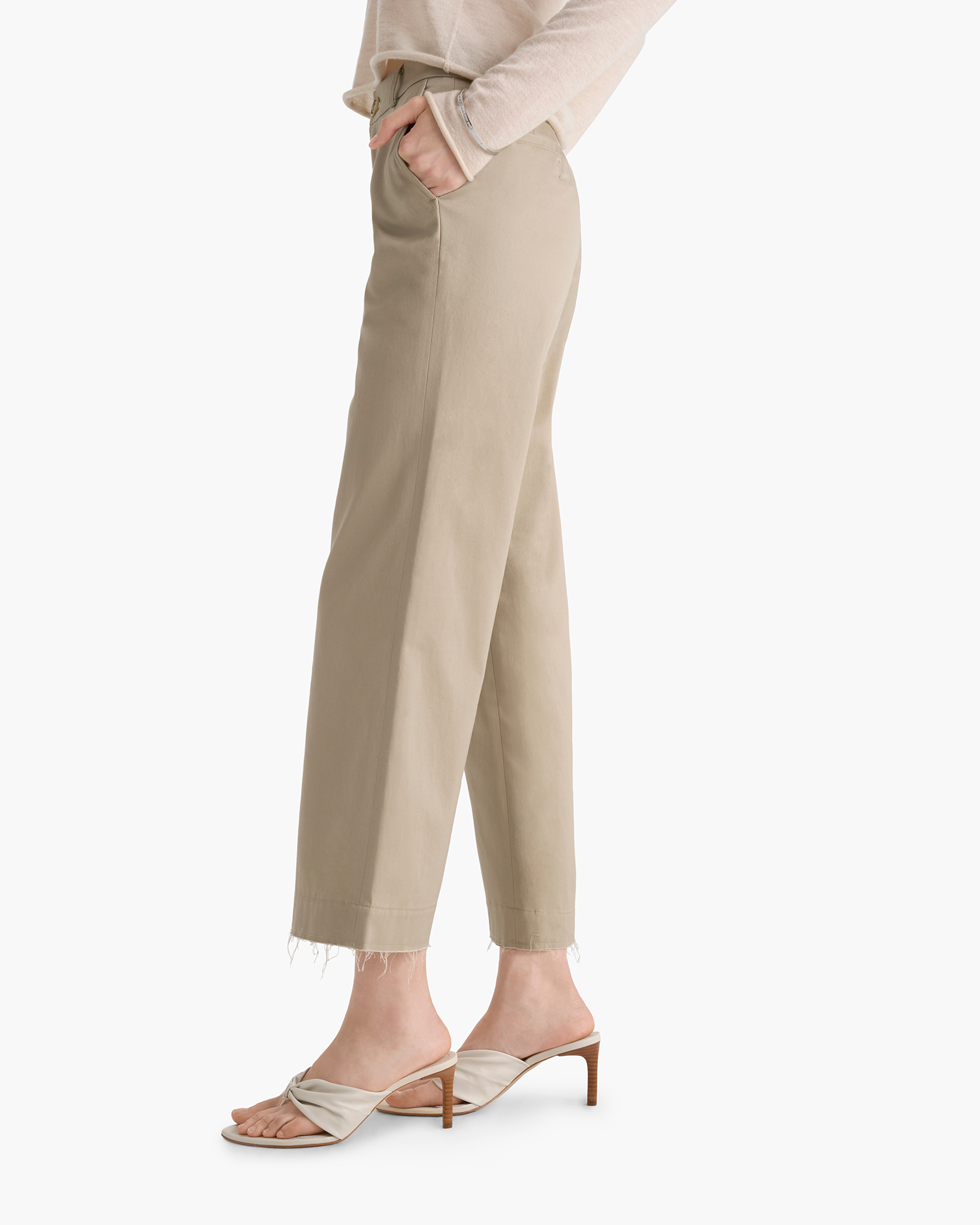 Women's Boyfriend Chino Pants - Khaki