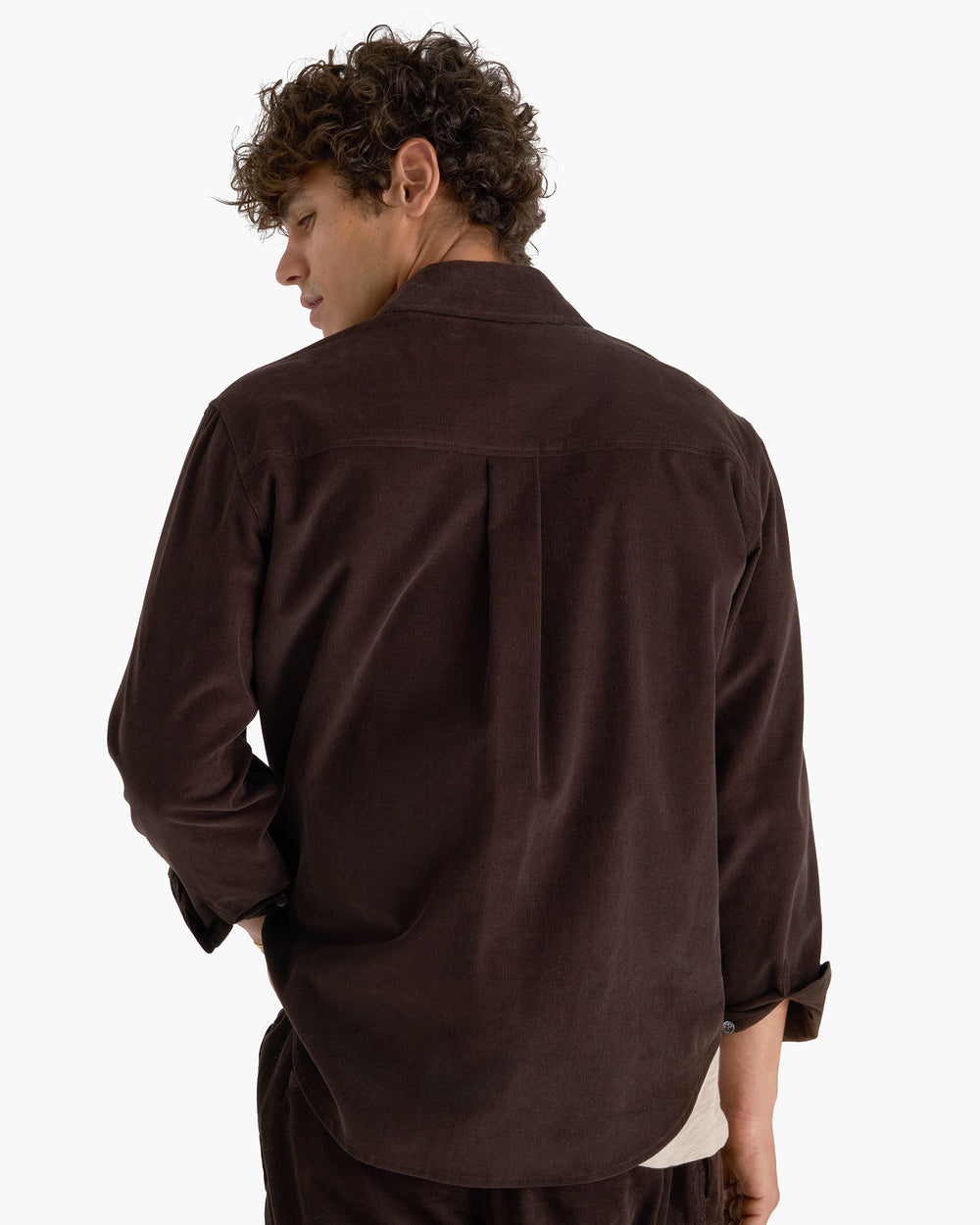 Corduroy Shirt - Dark Chocolate