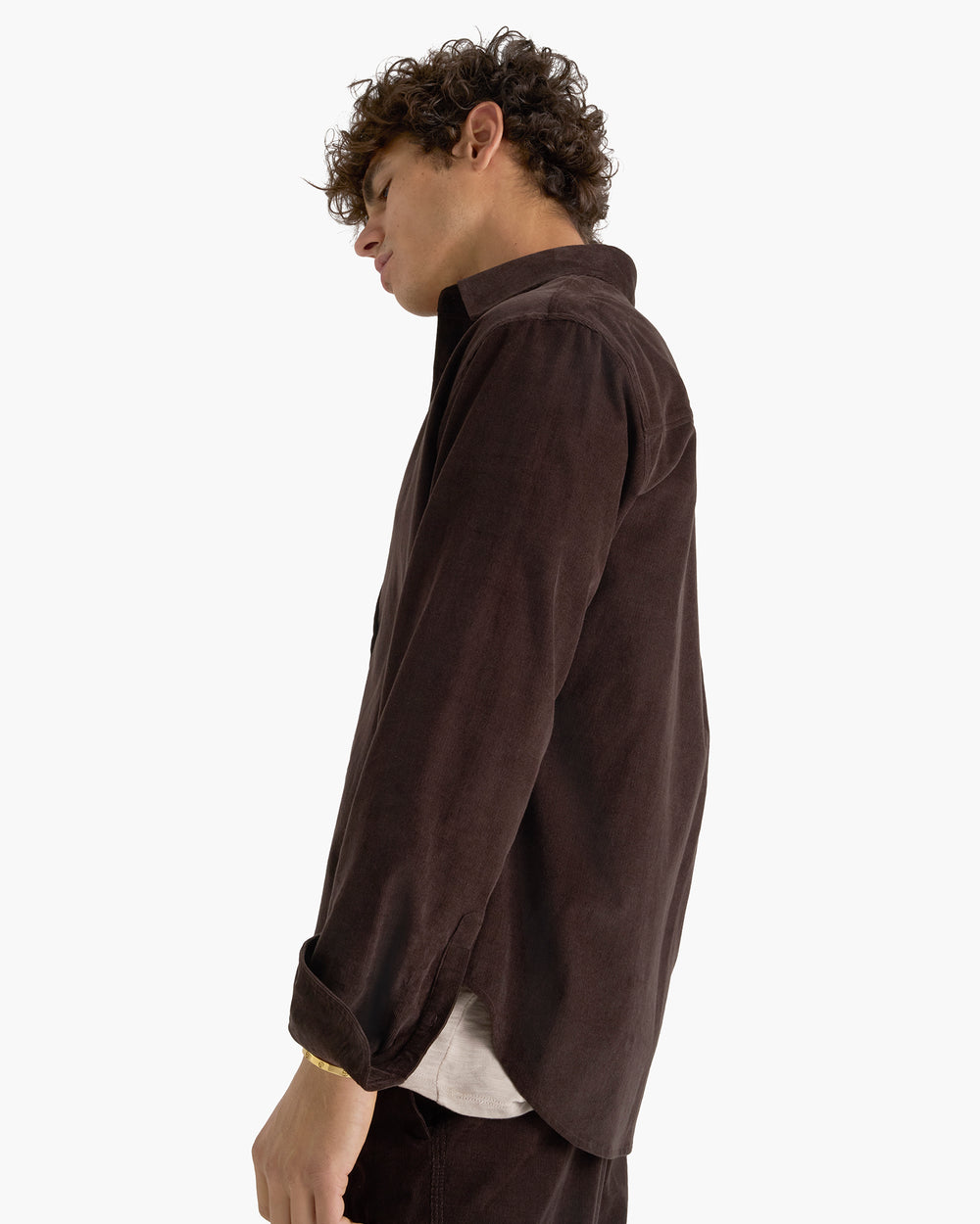 Corduroy Shirt - Dark Chocolate