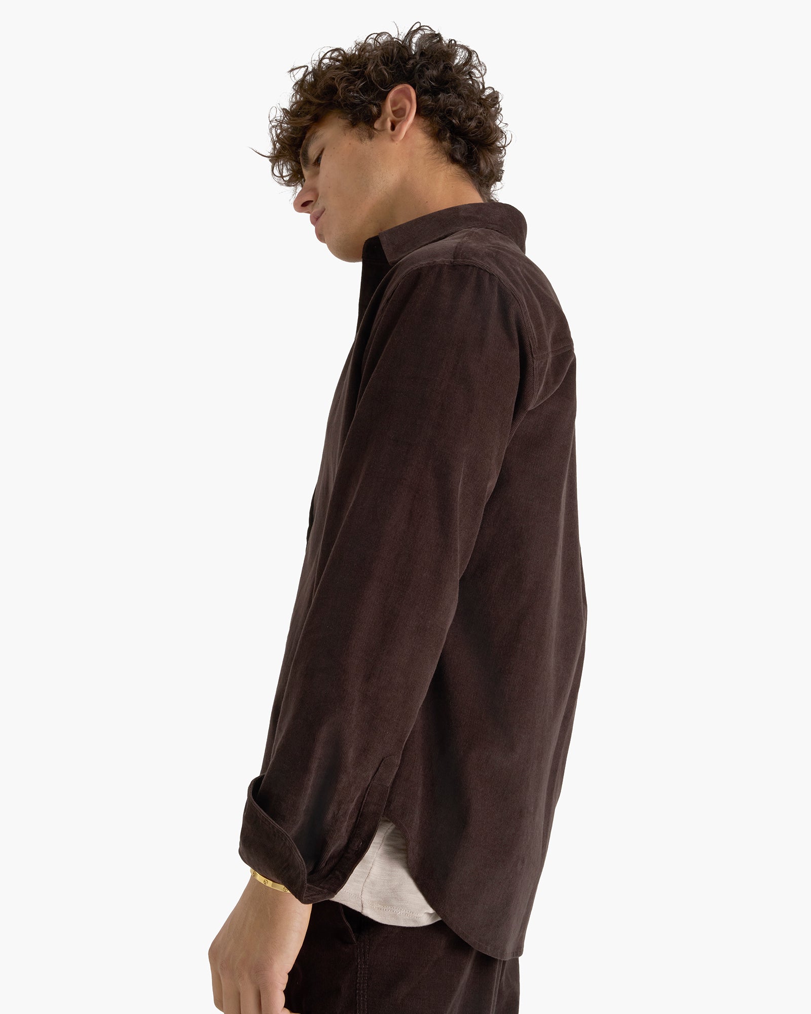 Corduroy Shirt - Dark Chocolate