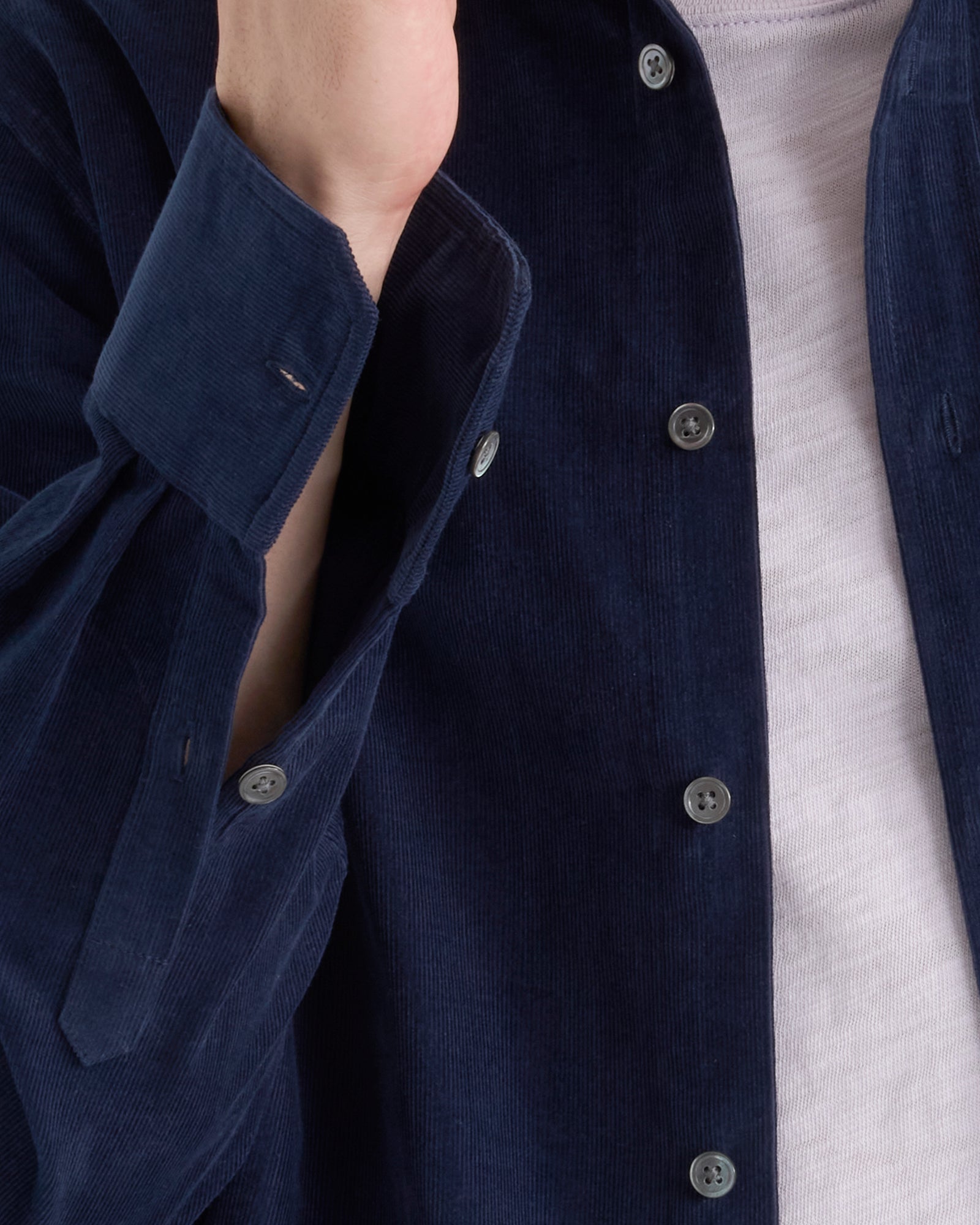 Corduroy Shirt - Midnight