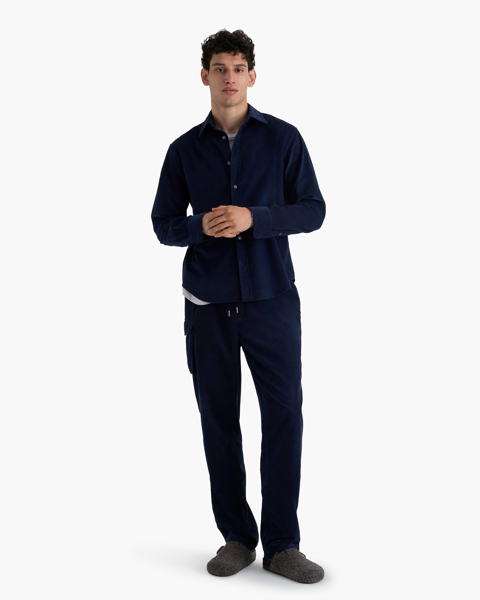 Corduroy Shirt - Midnight