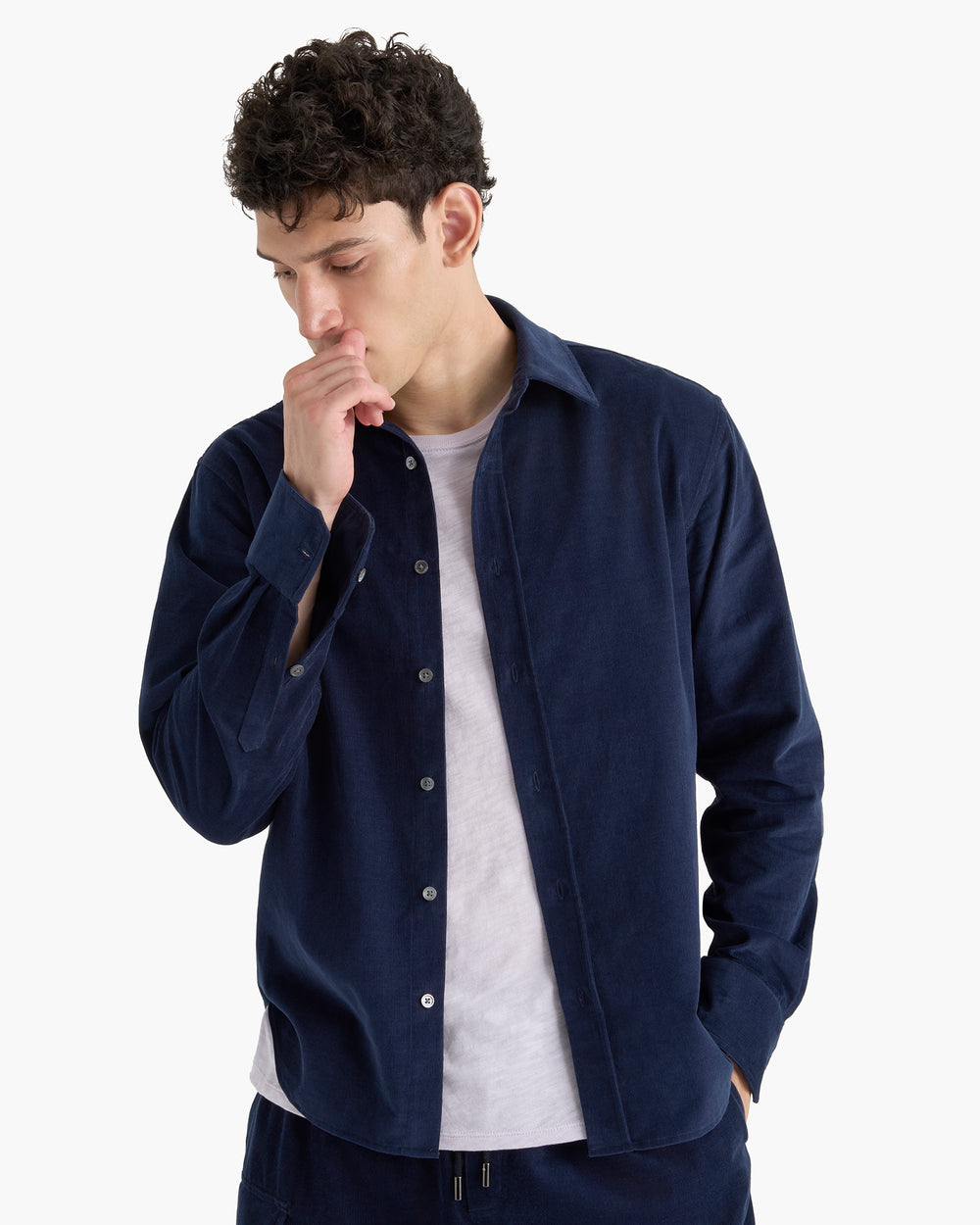Corduroy Shirt - Midnight
