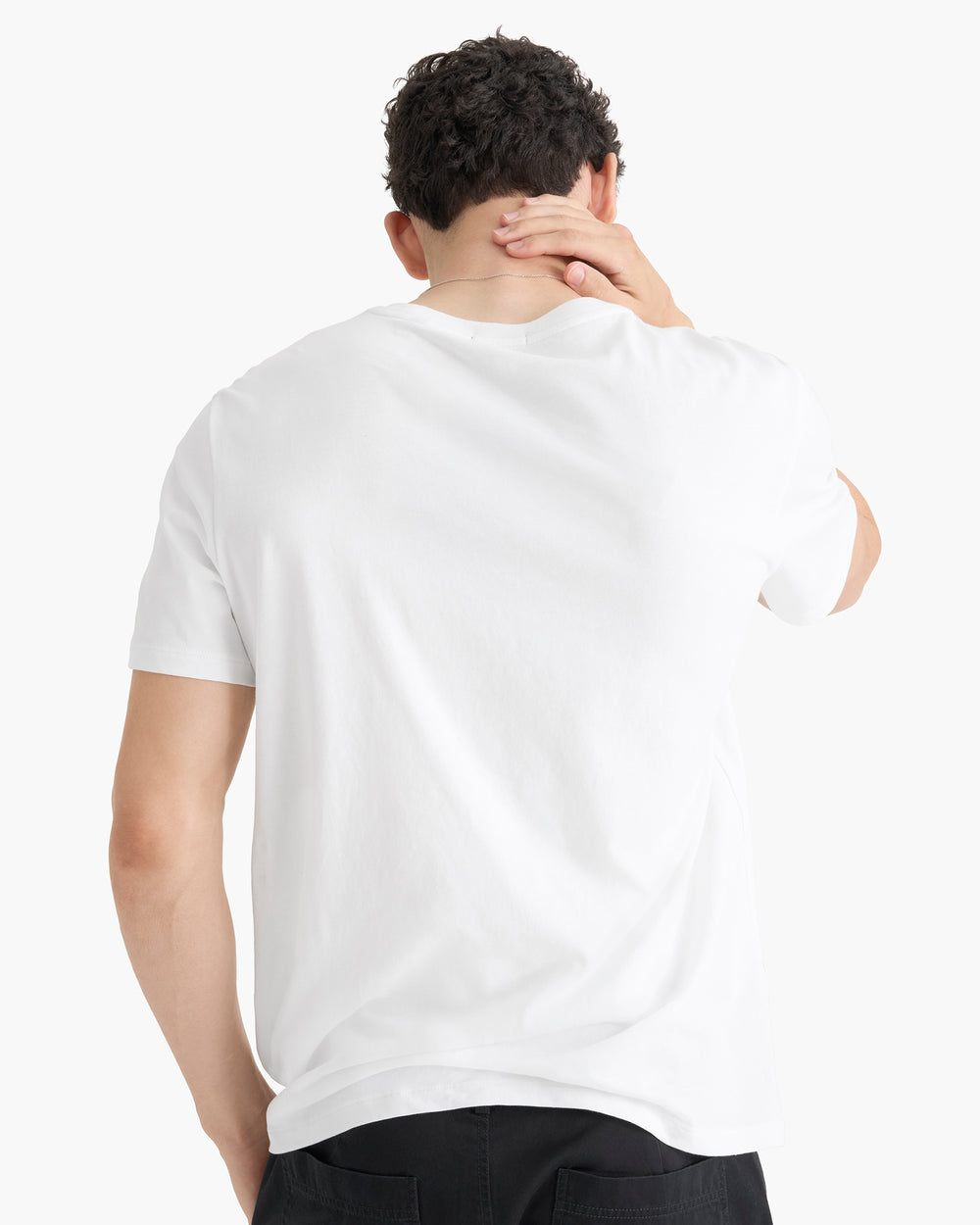 Heavyweight Jersey Crew Neck Tee - White