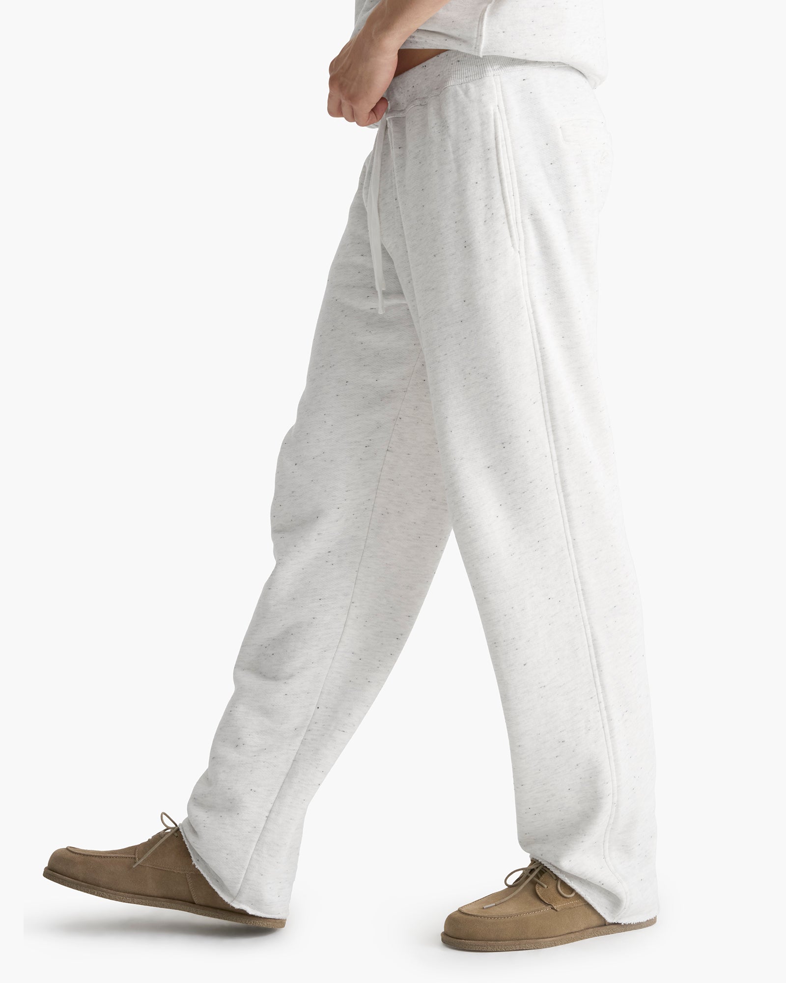 Donegal French Terry Sweatpants - Chalk