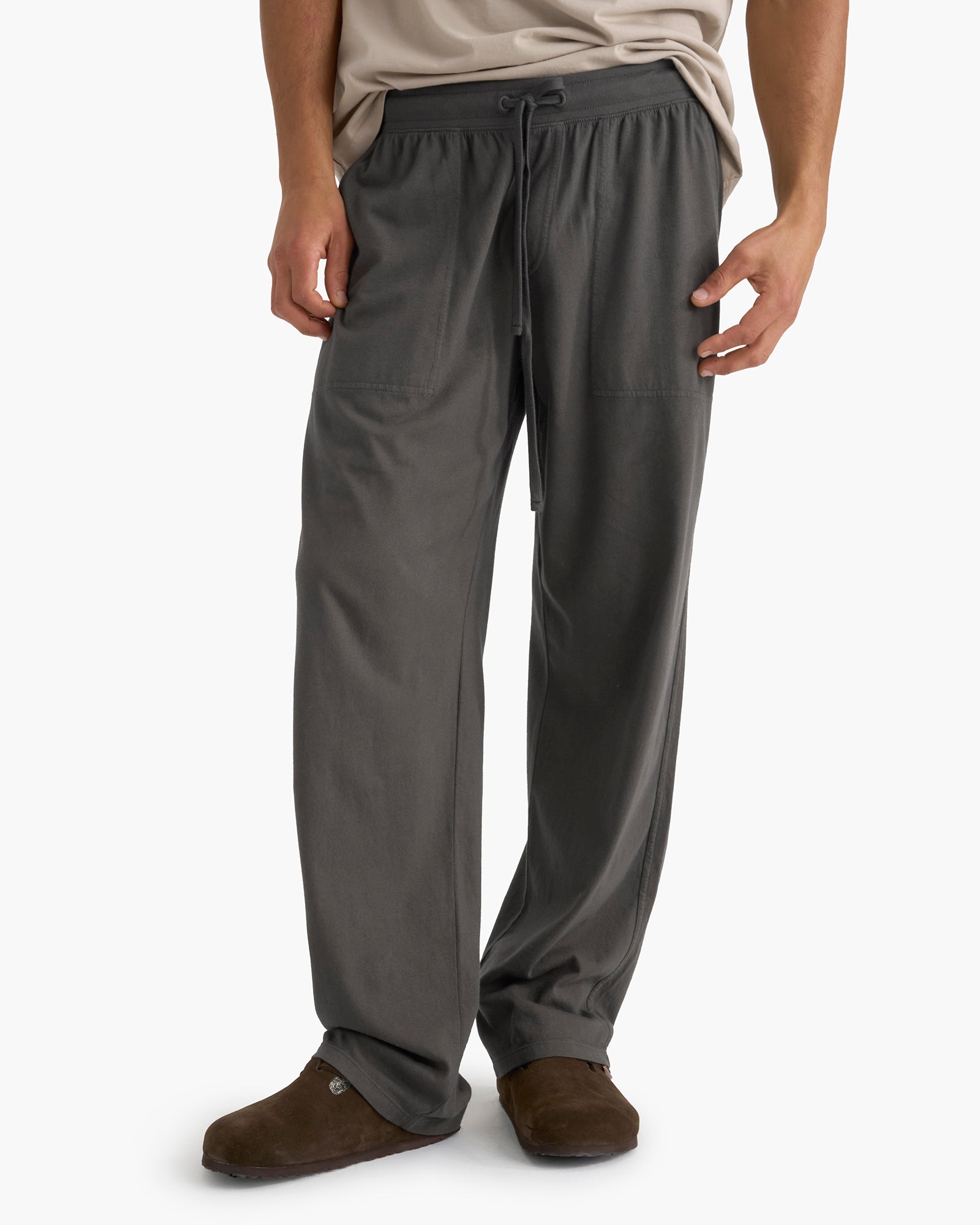 Heavyweight Jersey Pull On Pant - Coal