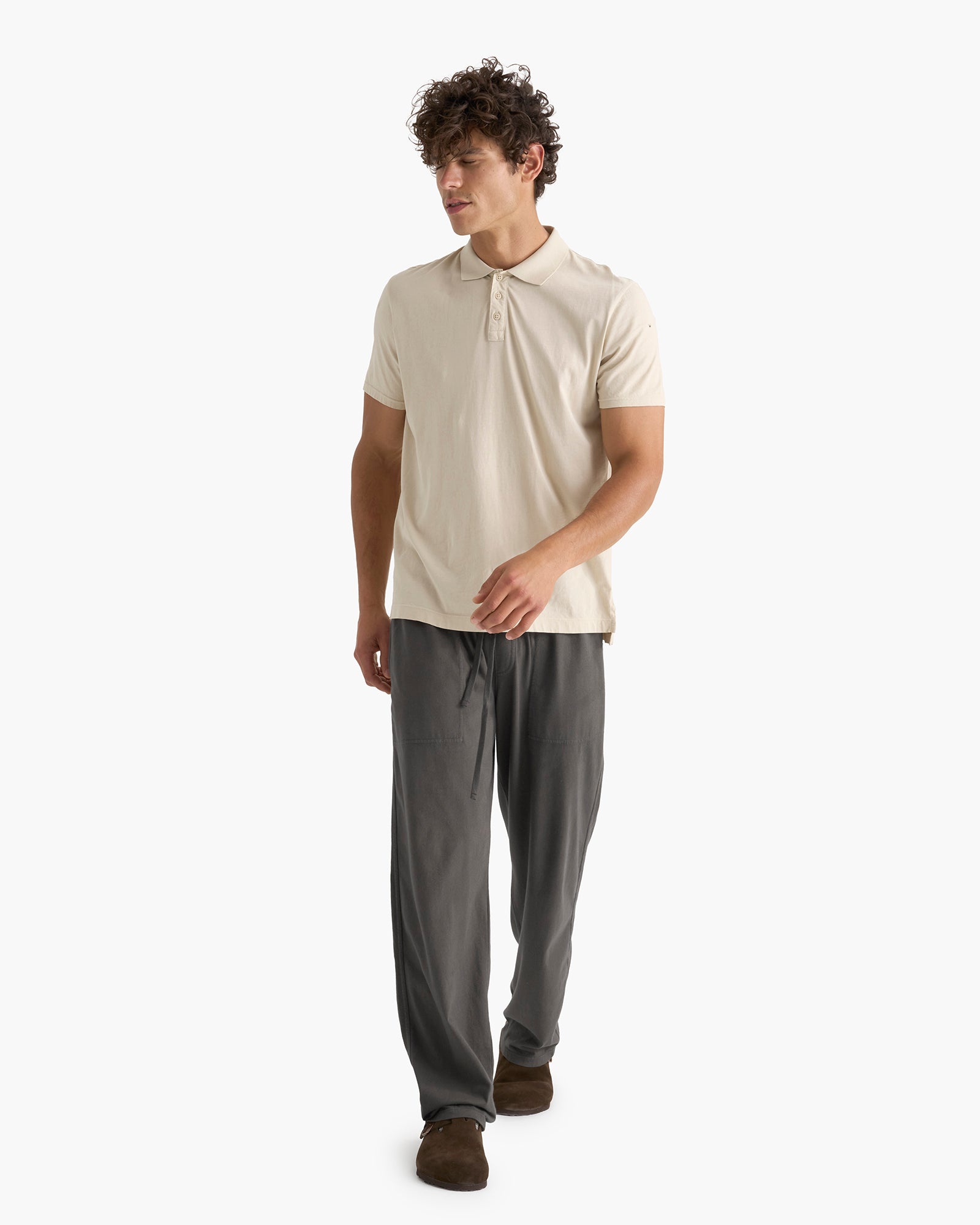 Heavyweight Jersey Pull On Pant - Coal