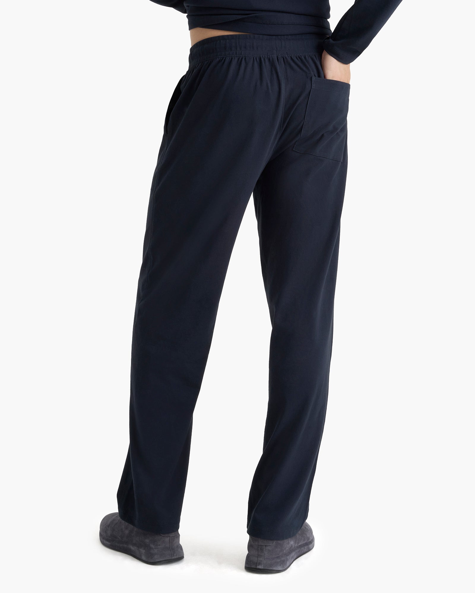 Heavyweight Jersey Pull On Pant - Deep Midnight