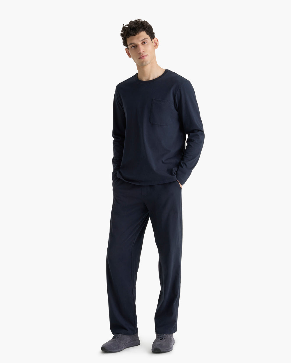 Heavyweight Jersey Pull On Pant - Deep Midnight
