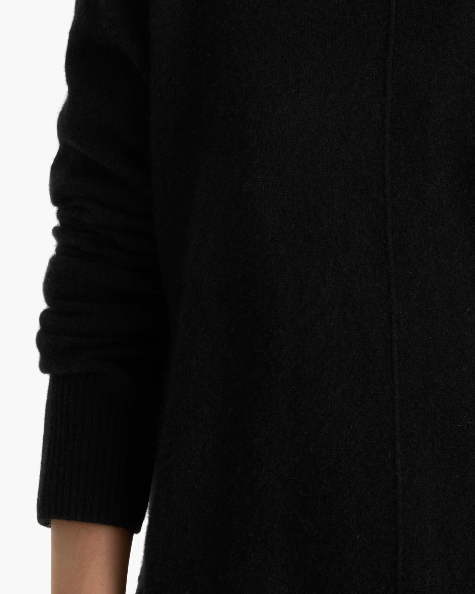 Cashmere Crew Neck Sweater - Black