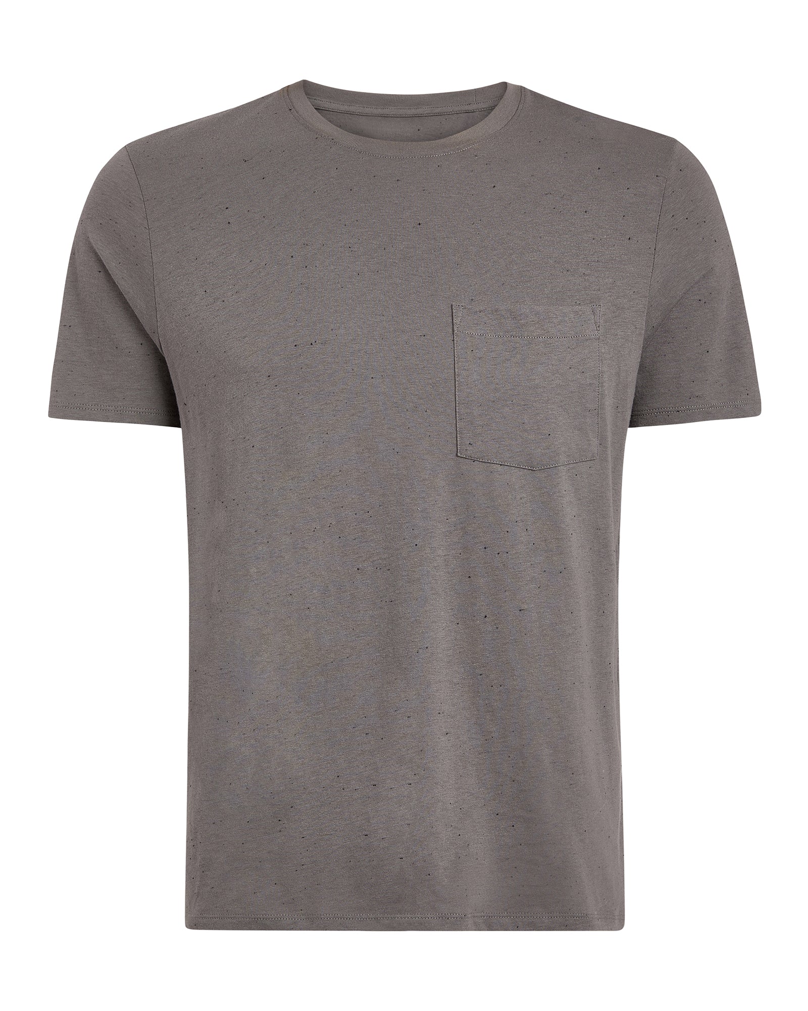 Donegal Jersey Short Sleeve Pocket Tee - Steel