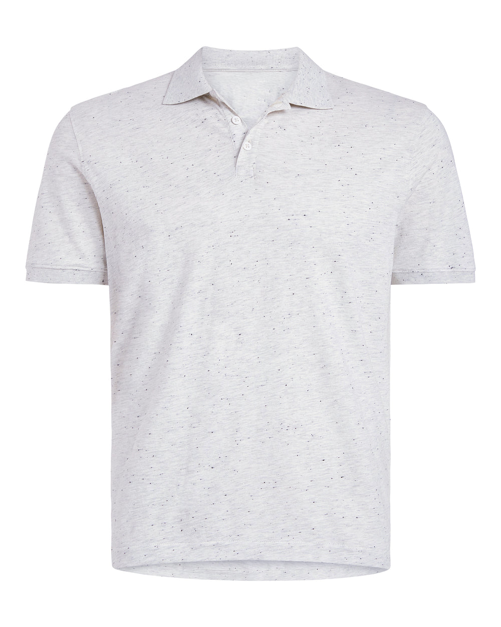 Donegal Jersey Short Sleeve Polo - H. Silver