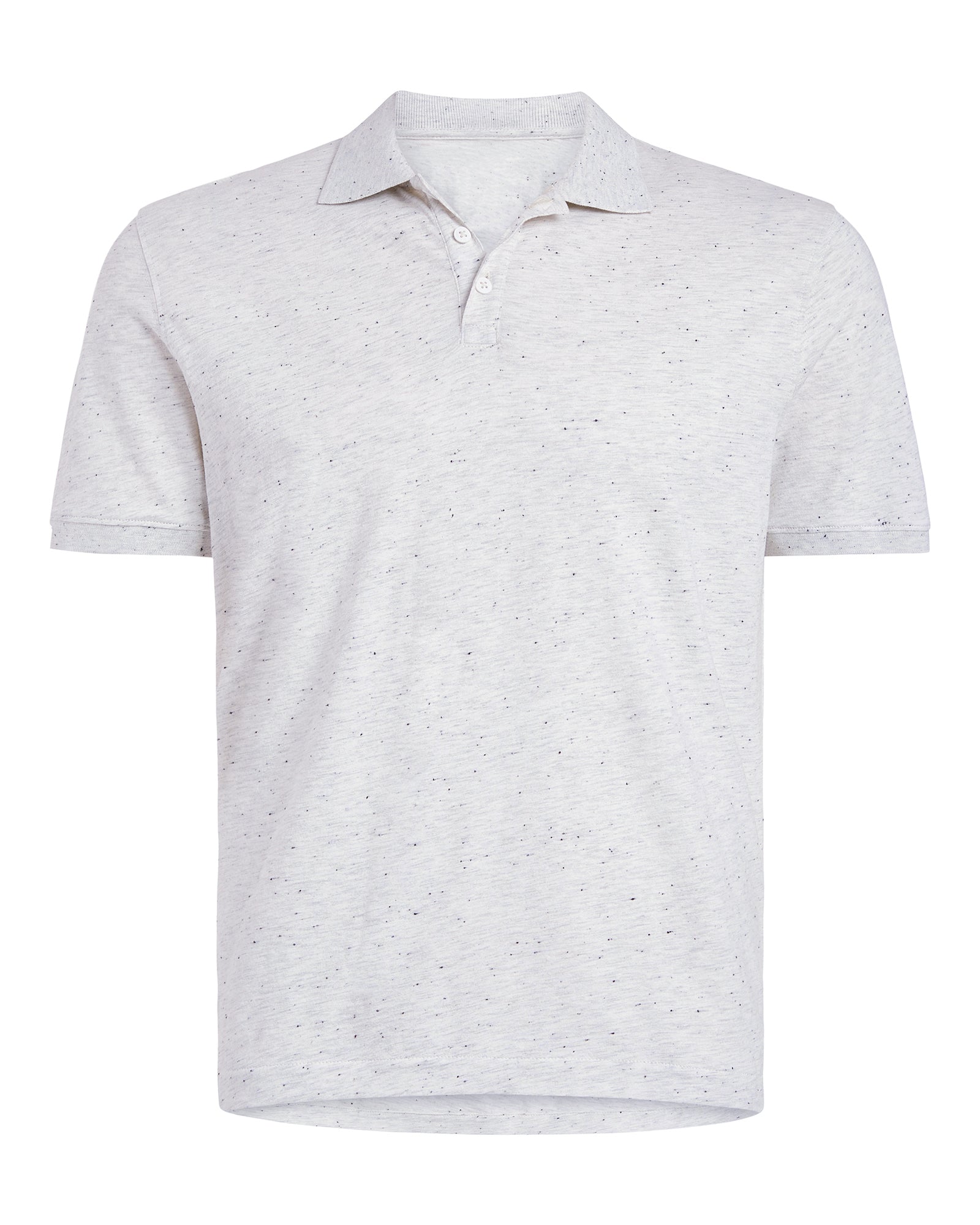 Donegal Jersey Short Sleeve Polo - H. Silver