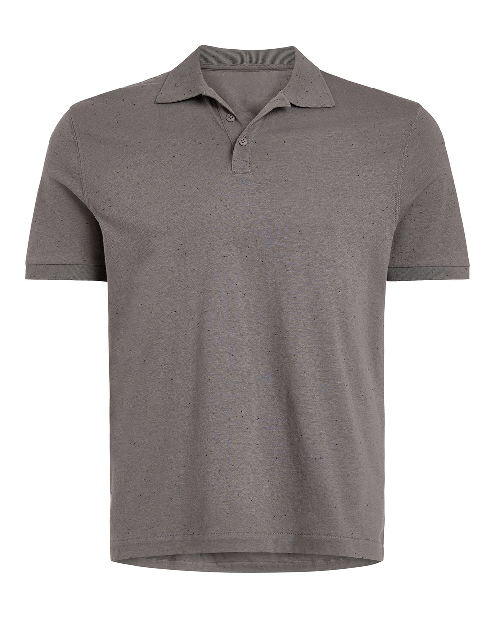 Donegal Jersey Short Sleeve Polo - Steel