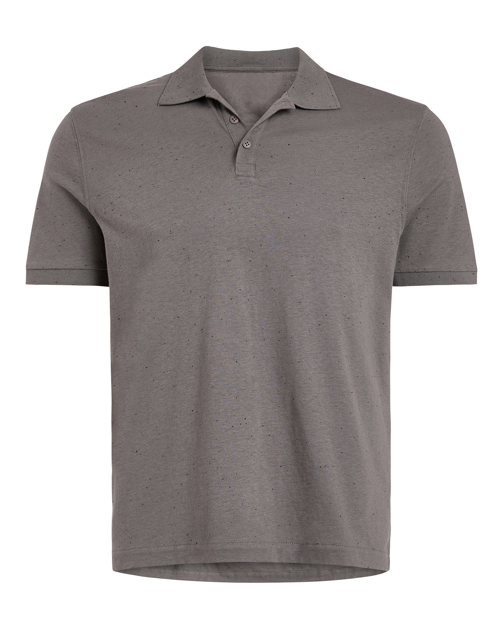 Donegal Jersey Short Sleeve Polo - Steel