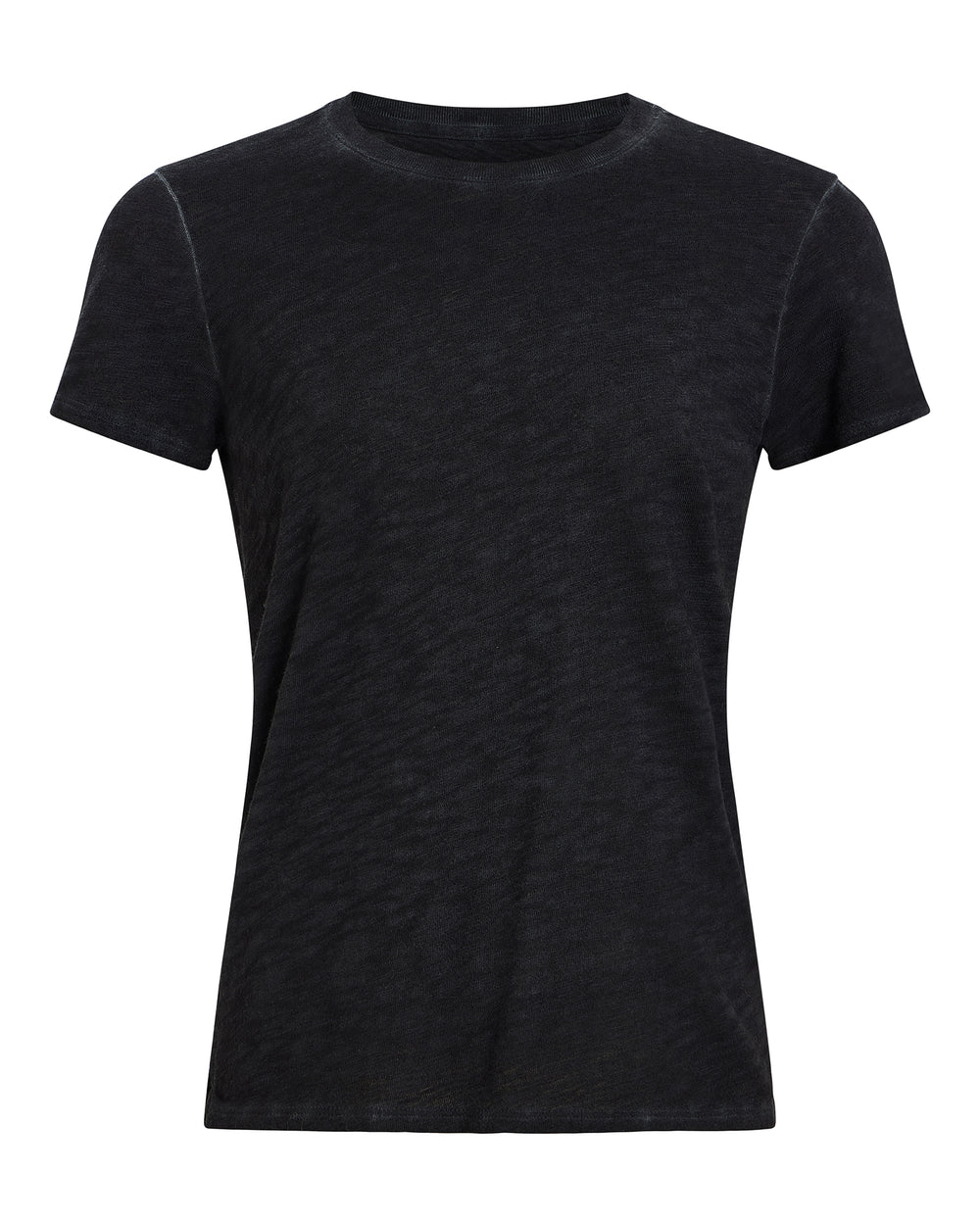 Sublime Wash Slub Jersey Schoolboy Tee - Black