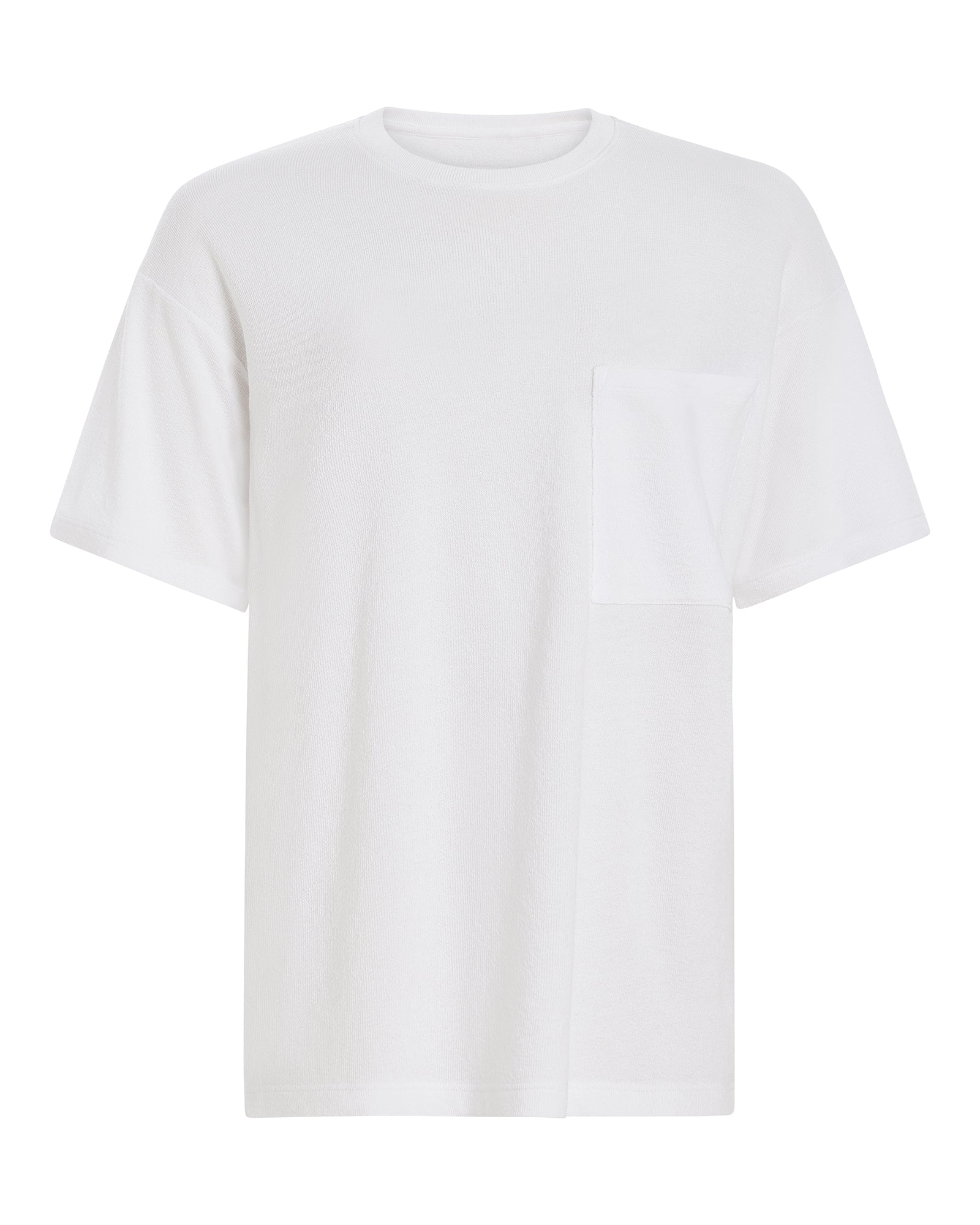 ATM Anthony Thomas Melillo Loop Front Jersey Oversized Pocket Tee