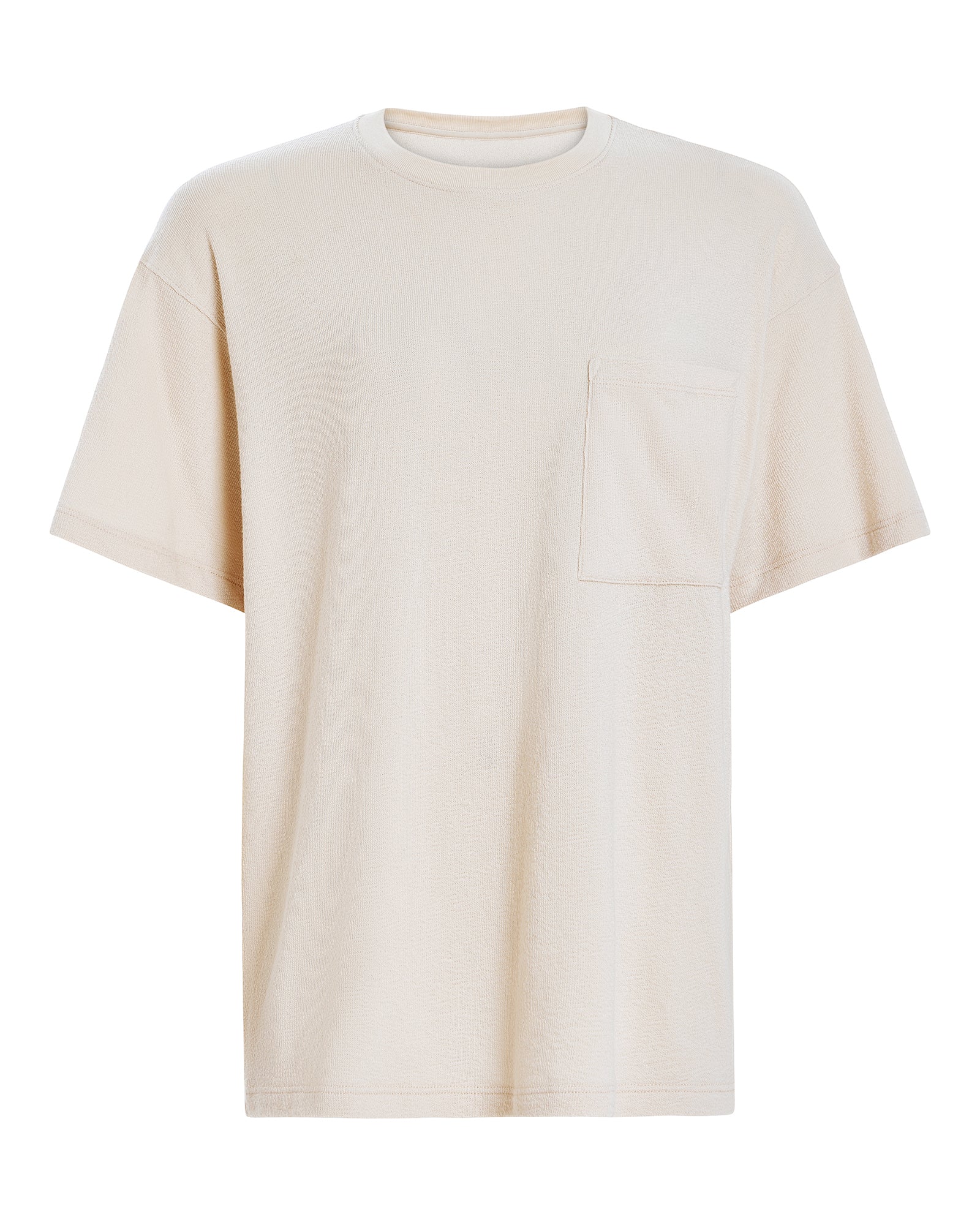 ATM Anthony Thomas Melillo Loop Front Jersey Oversized Pocket Tee