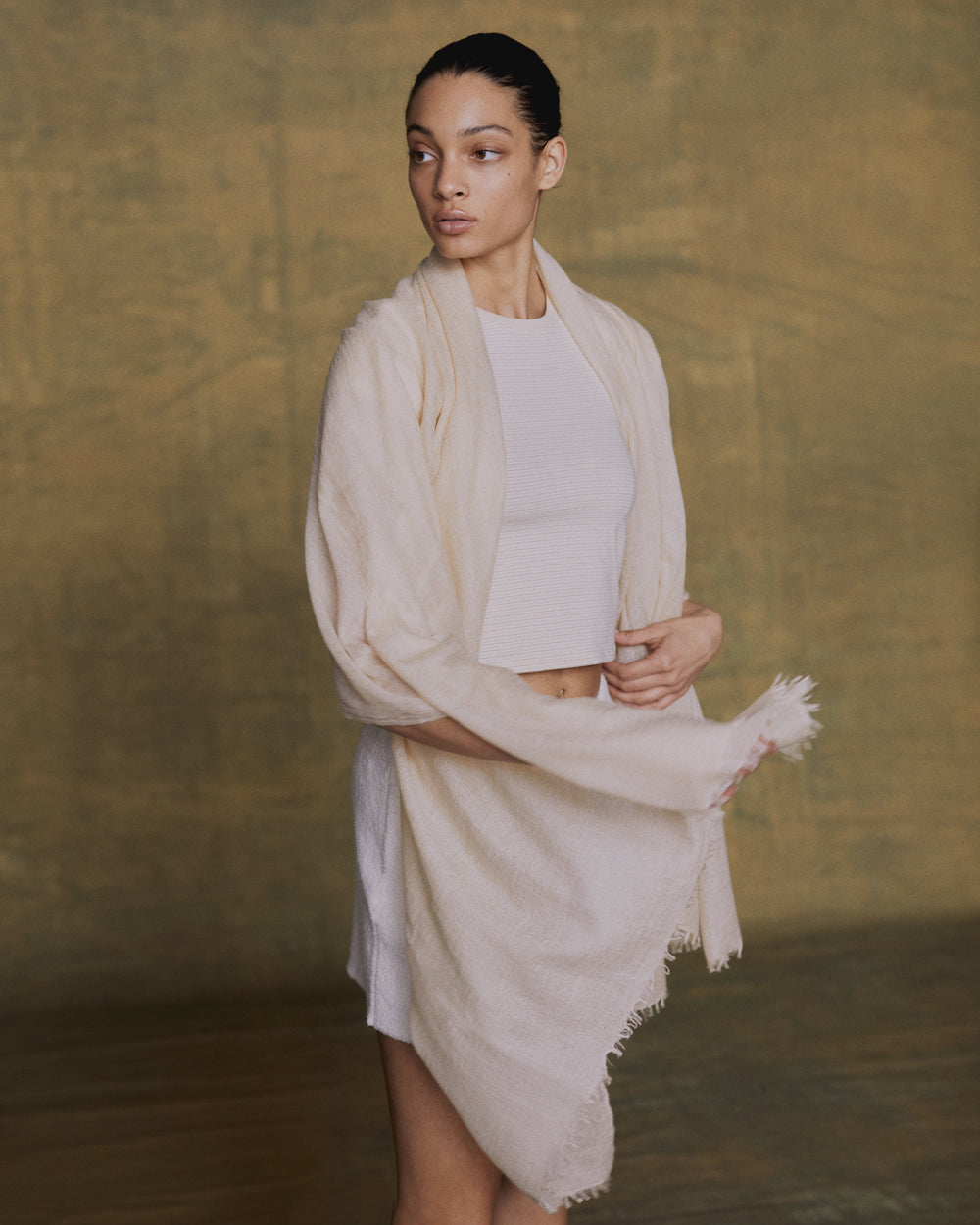 Cashmere Scarf - Island Sand