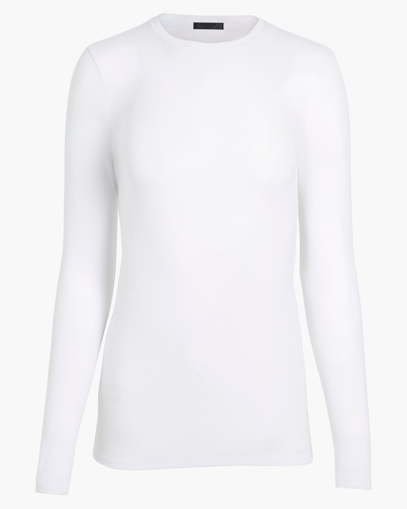 ATM Anthony Thomas Melillo Women's Modal Rib Long Sleeve Crew Neck