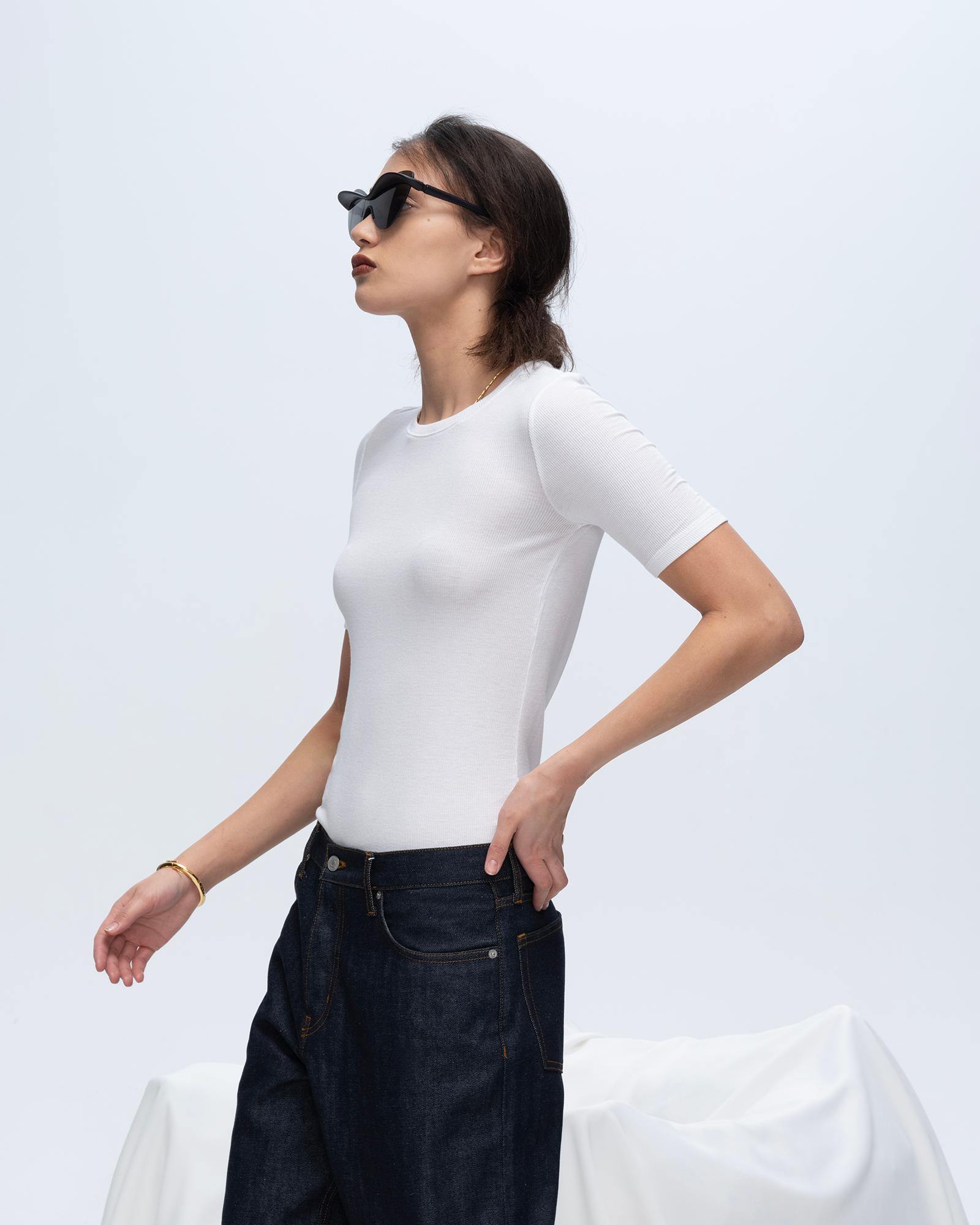 ATM Anthony Thomas Melillo Women's Modal Rib Short Sleeve Crew ATM Anthony Thomas Melillo Women's Modal Rib Short Sleeve Crew