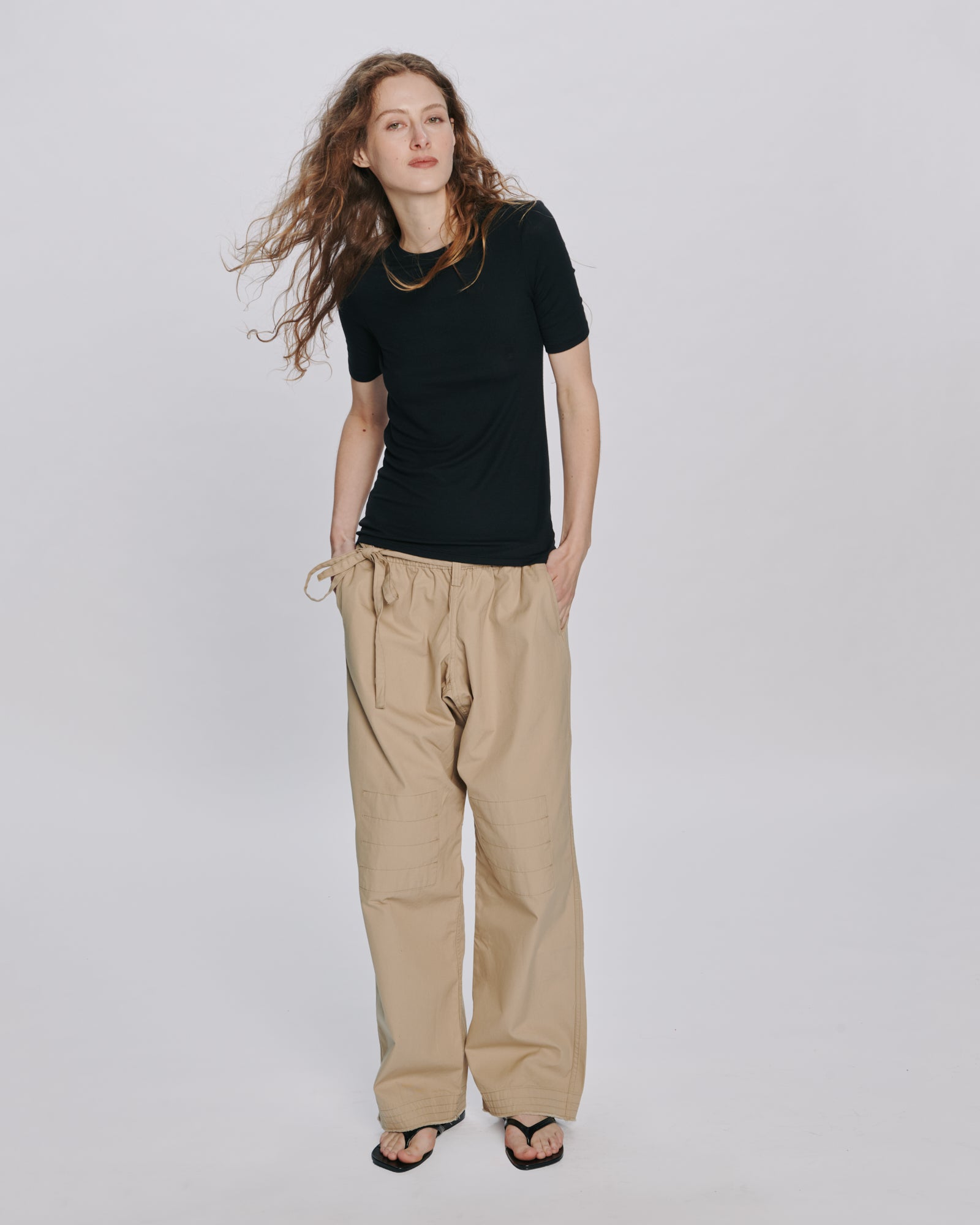 ATM Anthony Thomas Melillo Women's Modal Rib Short Sleeve Crew