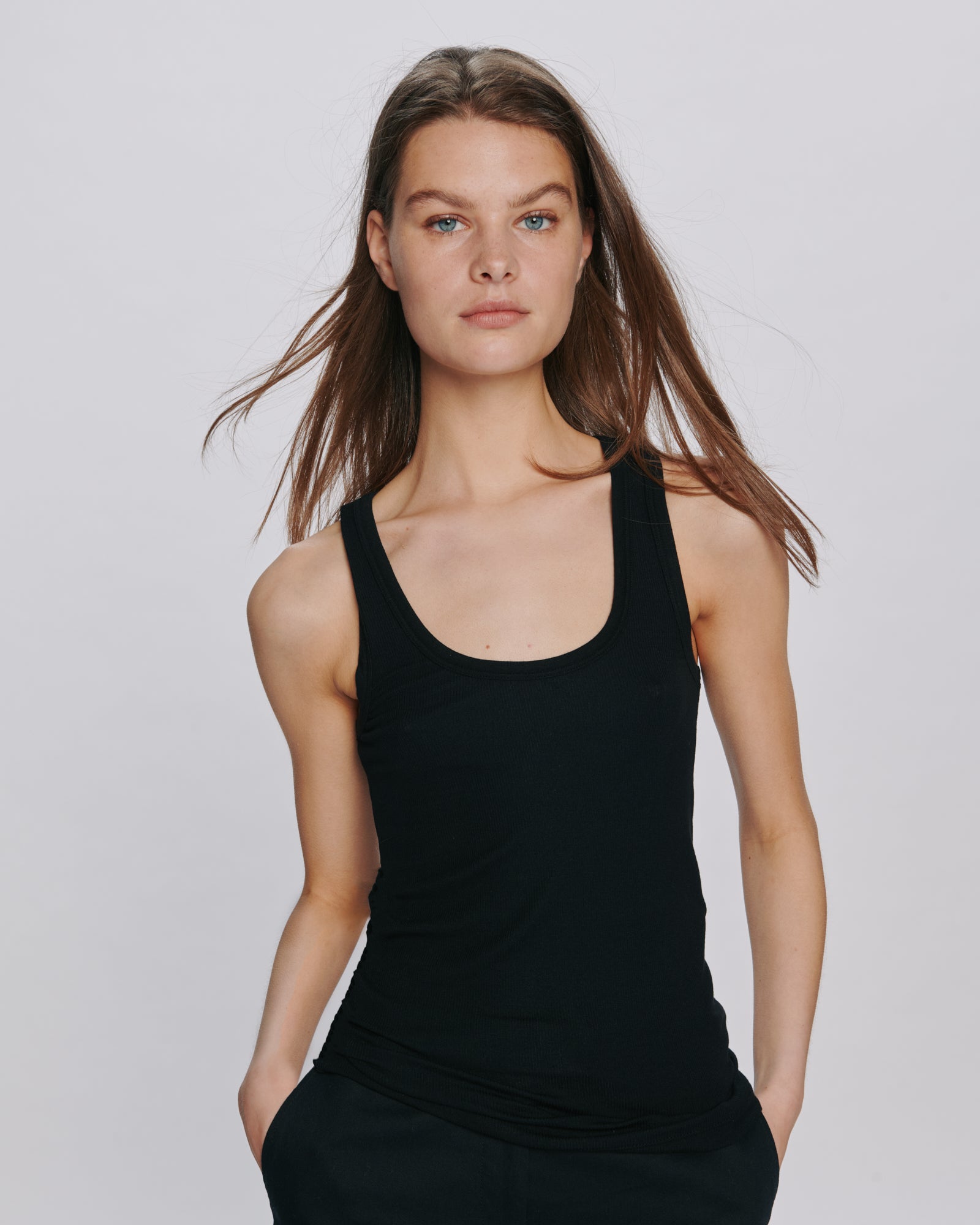 Modal Rib Boy Tank - Black – ATM Anthony Thomas Melillo