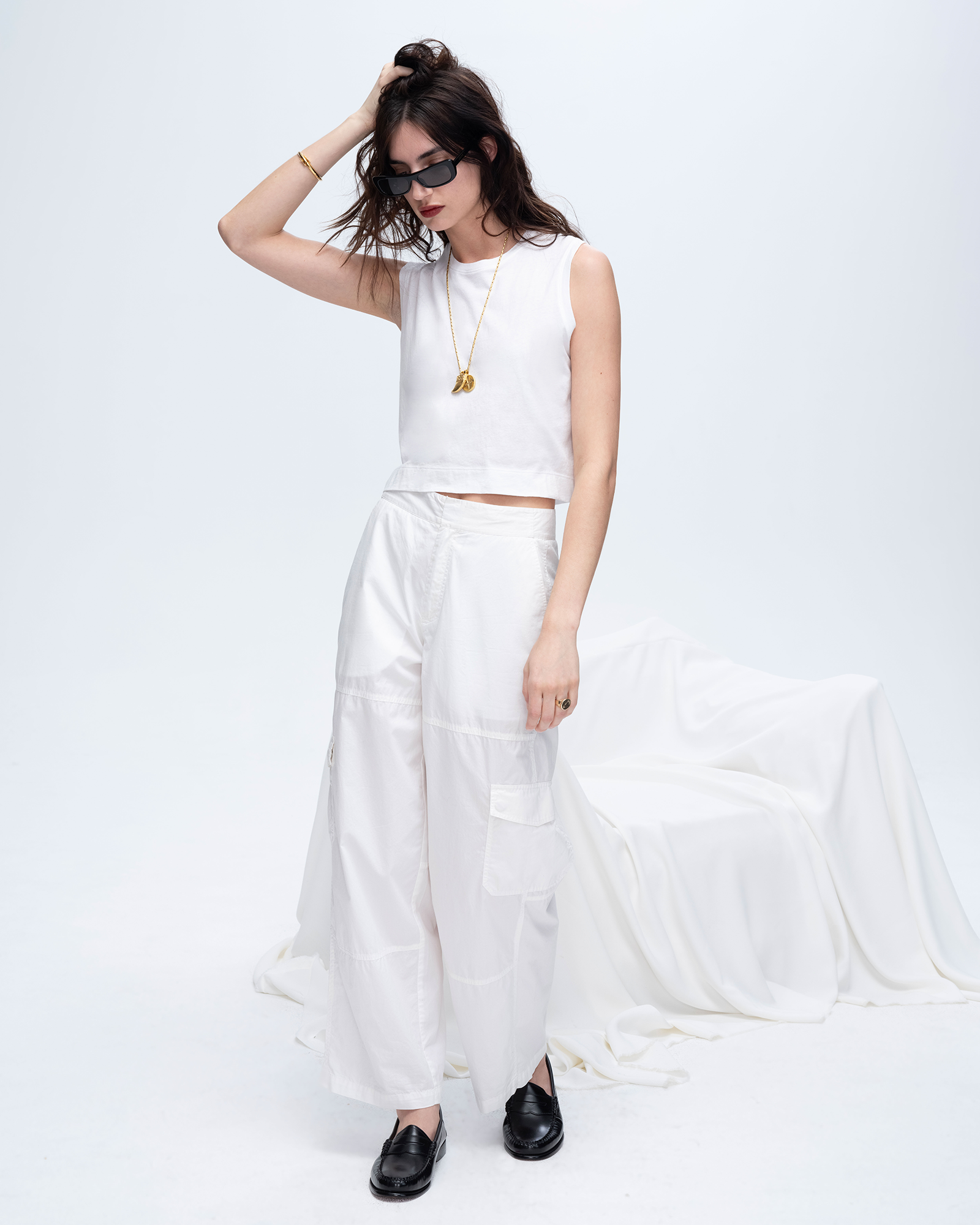 atm anthony thomas melillo CLASSIC JERSEY SLEEVELESS CROPPED MUSCLE TEE