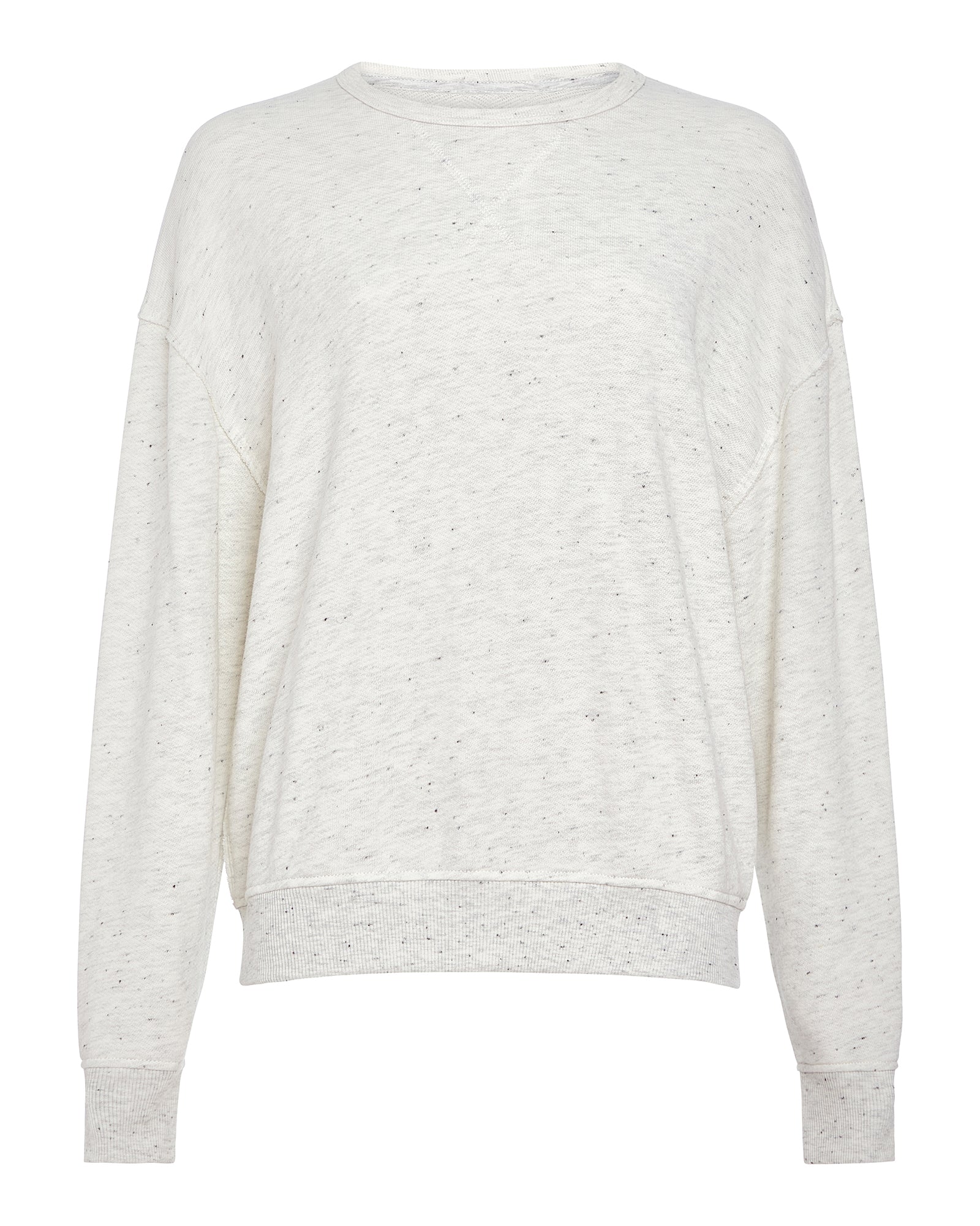 Donegal French Terry Crew Neck Sweatshirt - Chalk