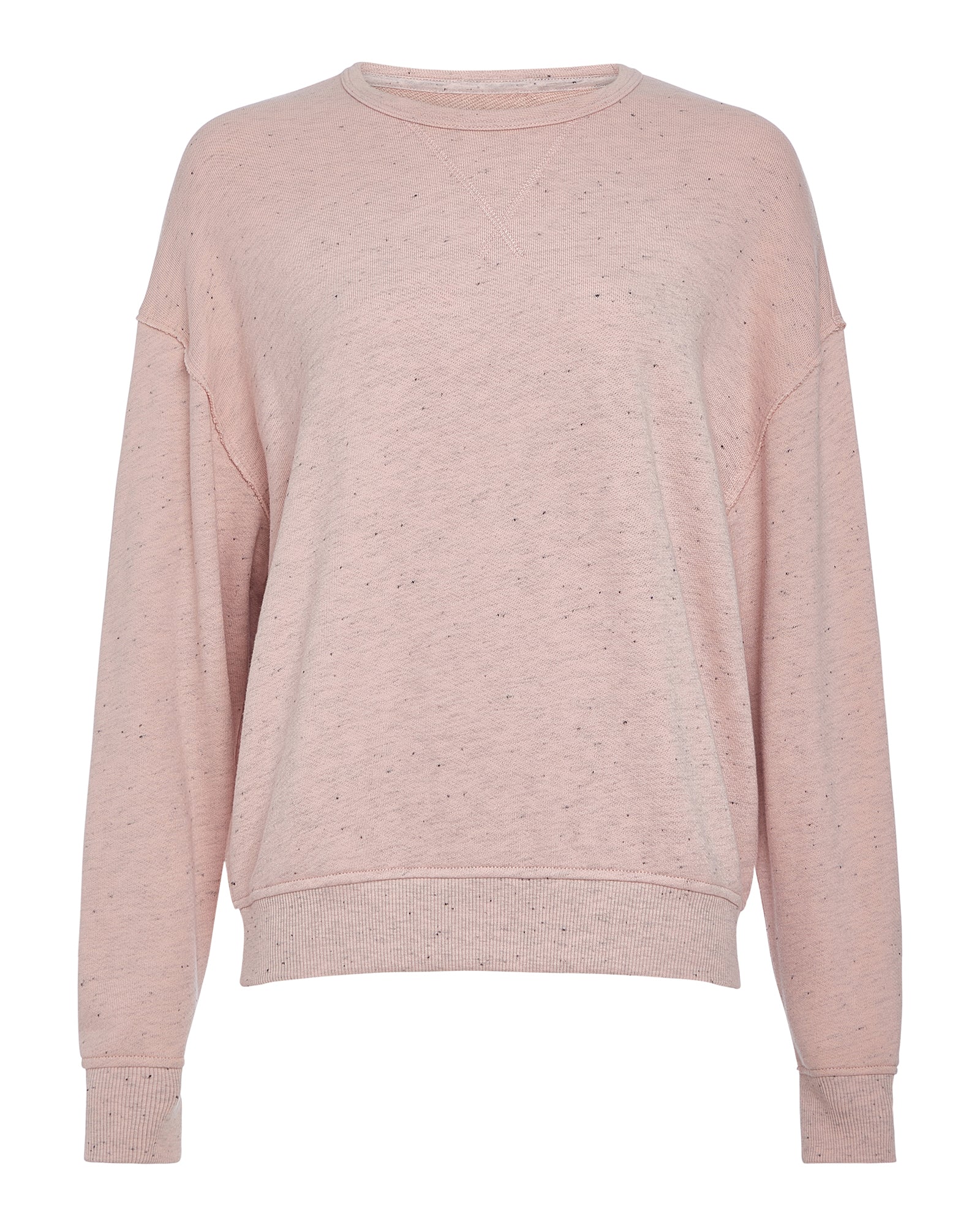 Donegal French Terry Crew Neck Sweatshirt - Faded Rose