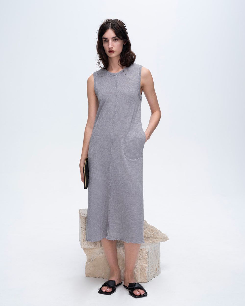 jersey sleeveless midi dress Vila - Midi Dress - Women - Modal/Polyester - 2XL