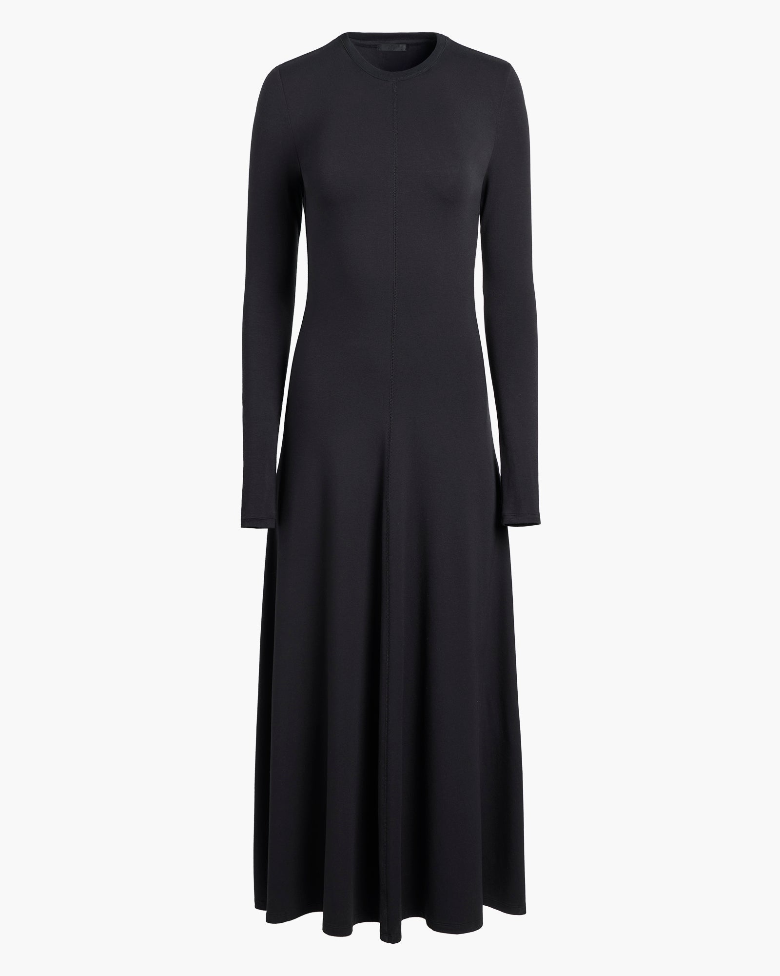 Long Sleeve Maxi Dress - Black