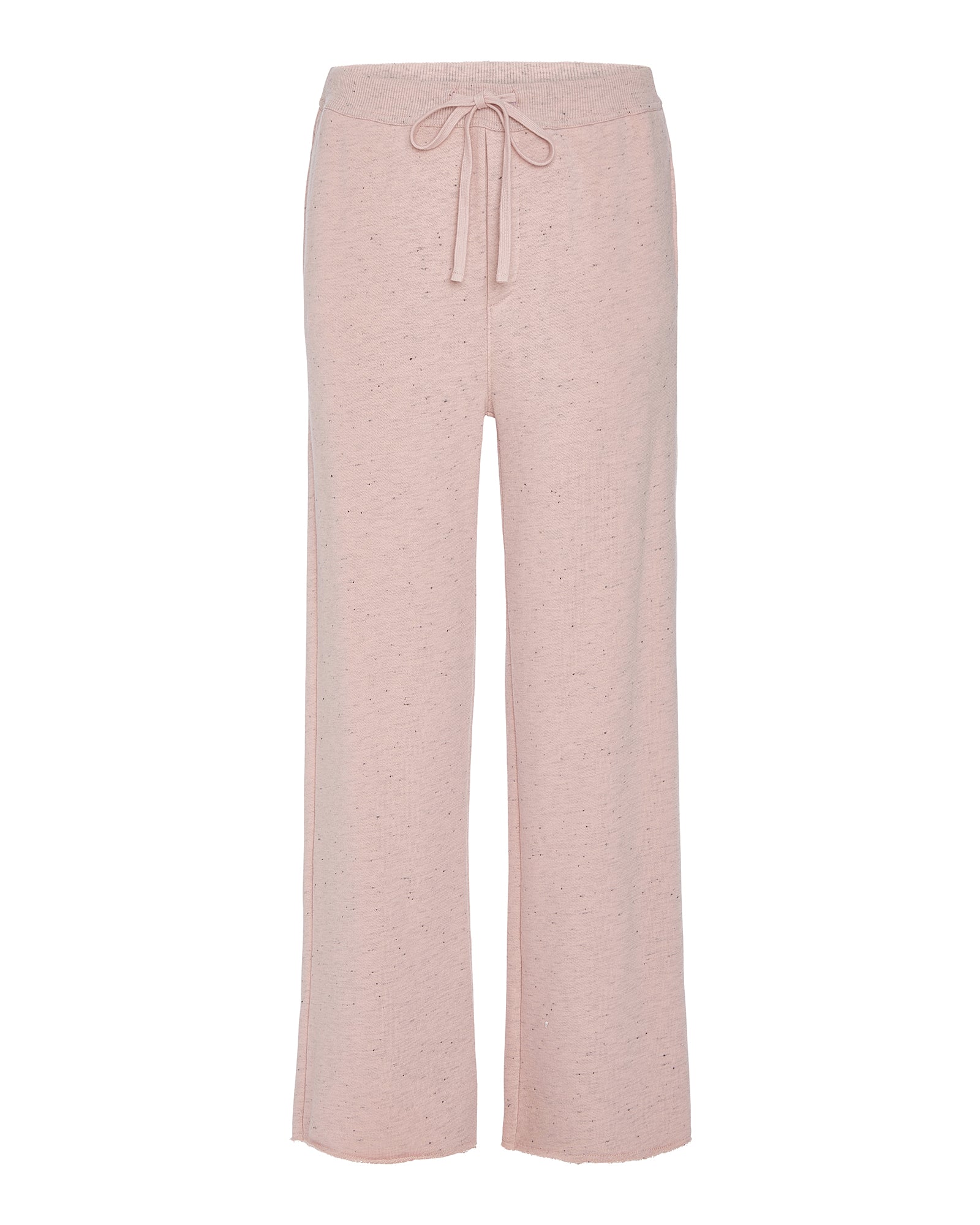 Donegal French Terry Drawstring Straight Leg Pant - Faded Rose