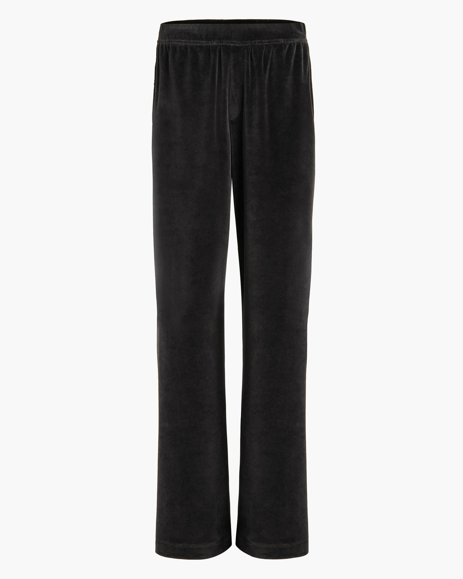 Velour Flare Pant - Black