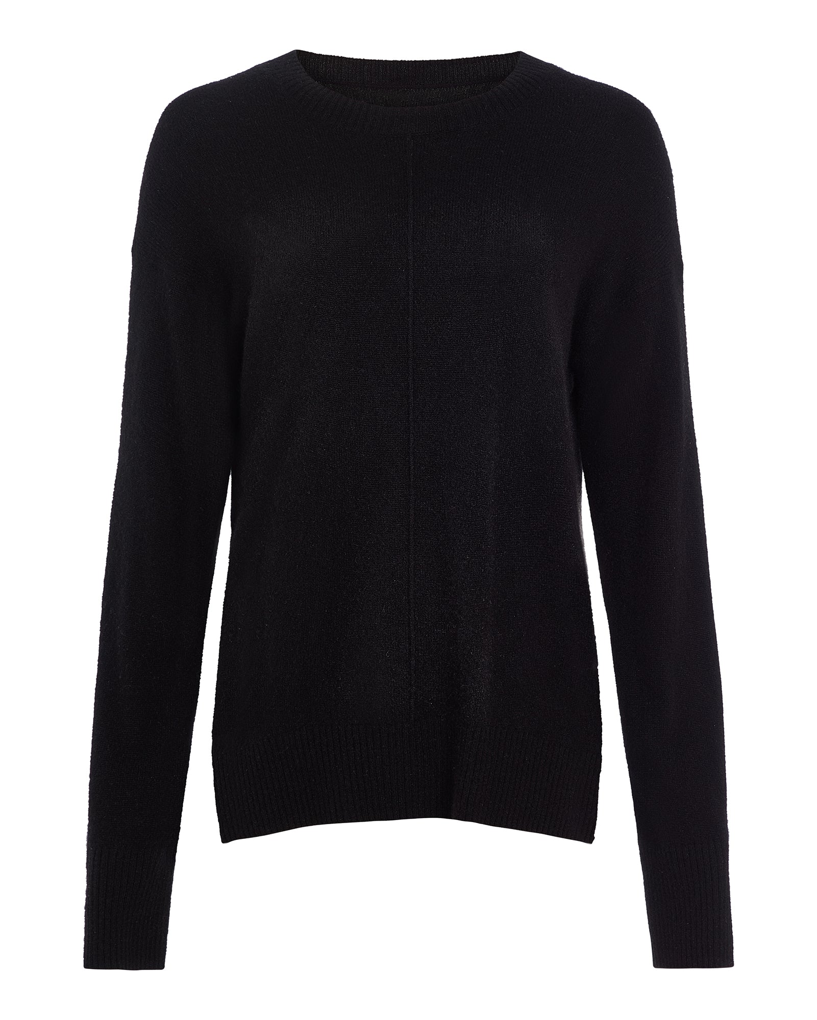 Cashmere Crew Neck Sweater - Black