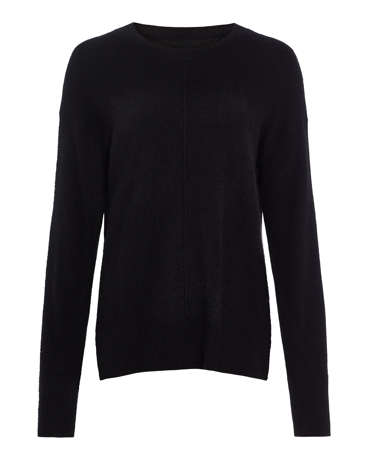 Cashmere Crew Neck Sweater - Black