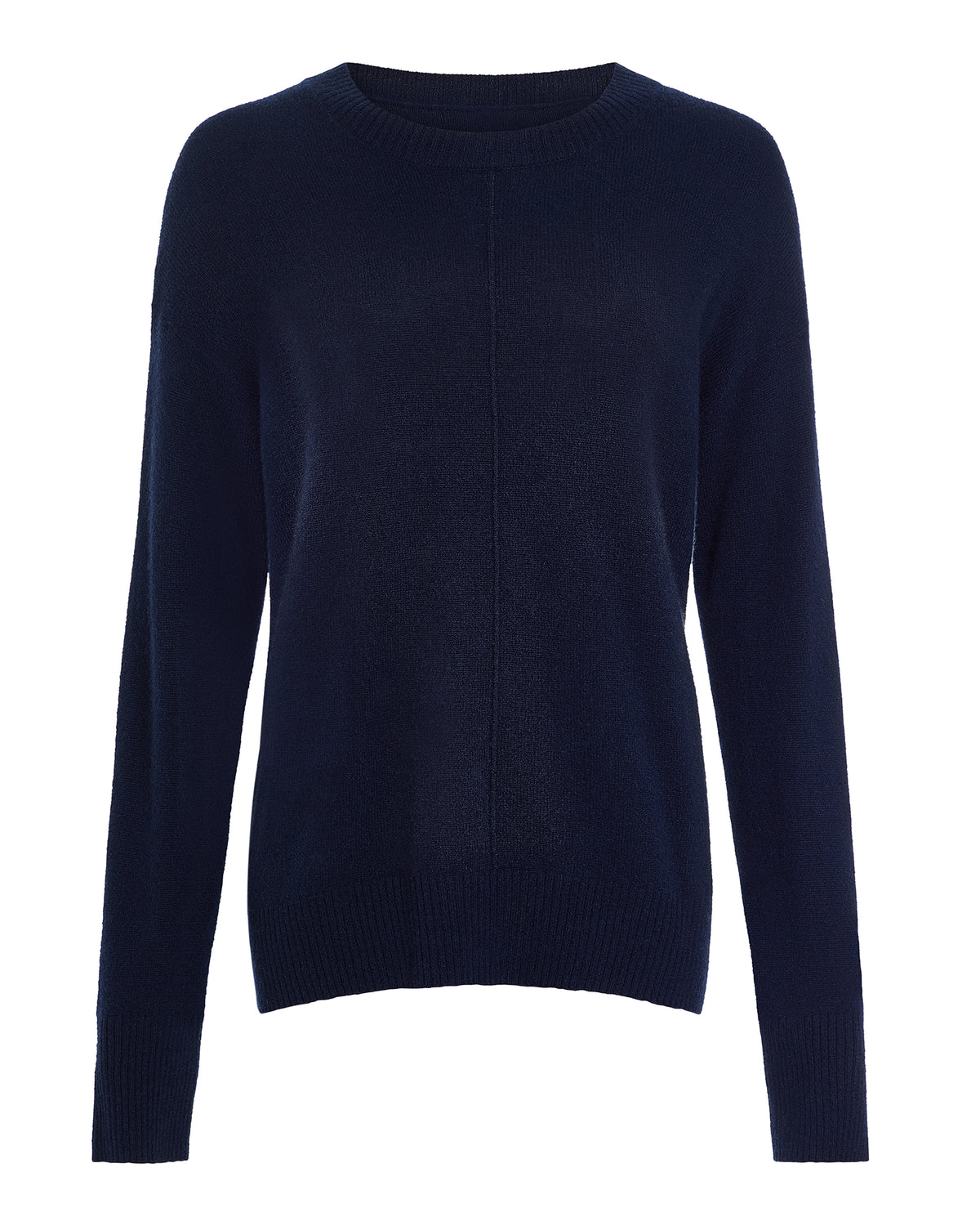 Cashmere Crew Neck Sweater - Midnight