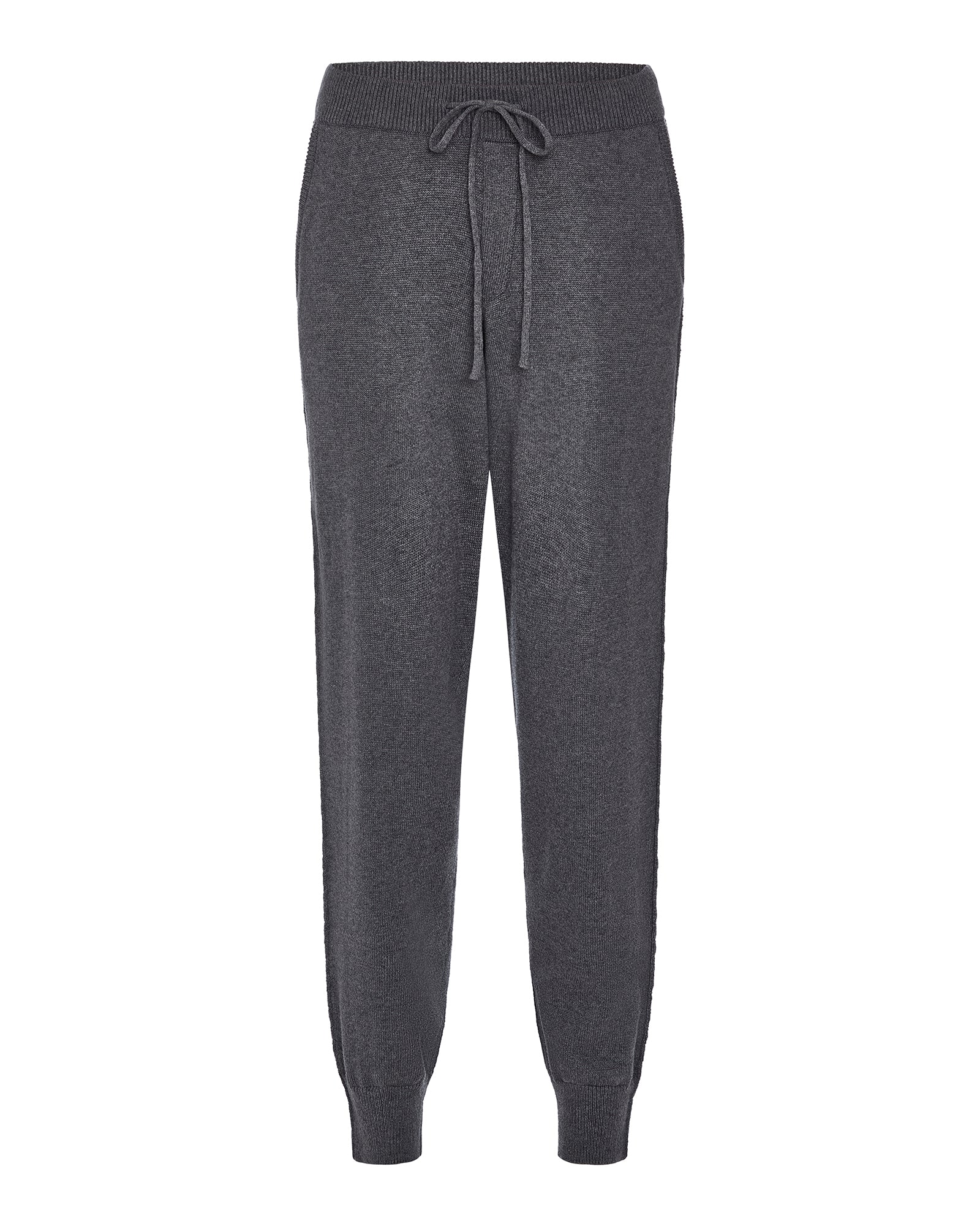 Cotton Cashmere Jogger - Heather Dark Grey