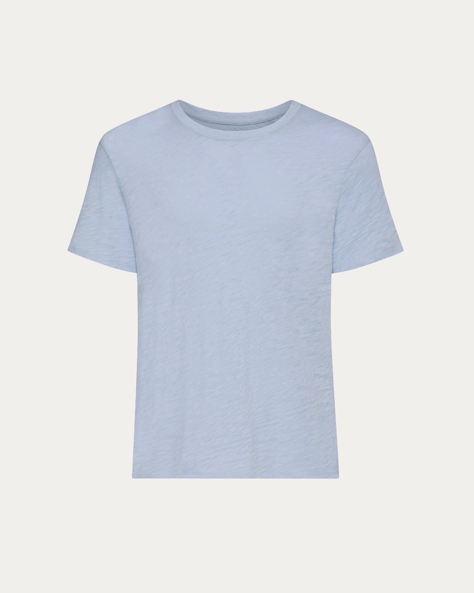 Slub Jersey Crew Neck Tee - Cool Water