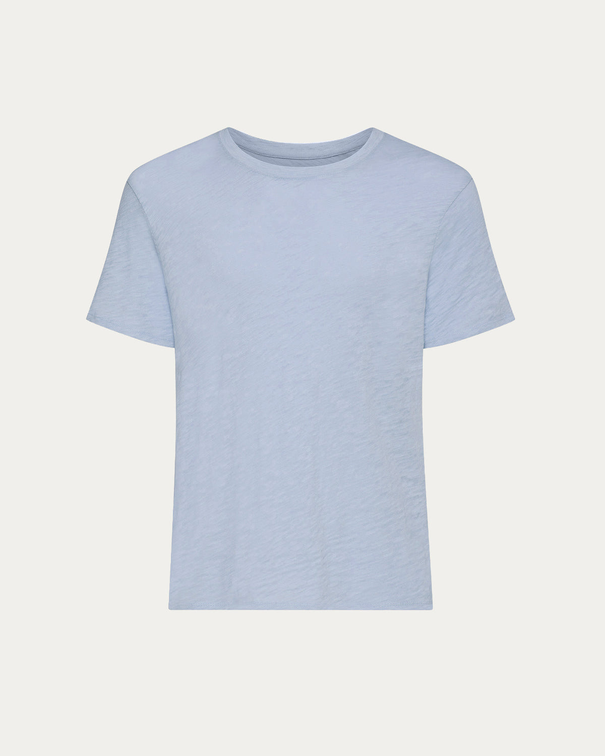 Slub Jersey Crew Neck Tee - Cool Water